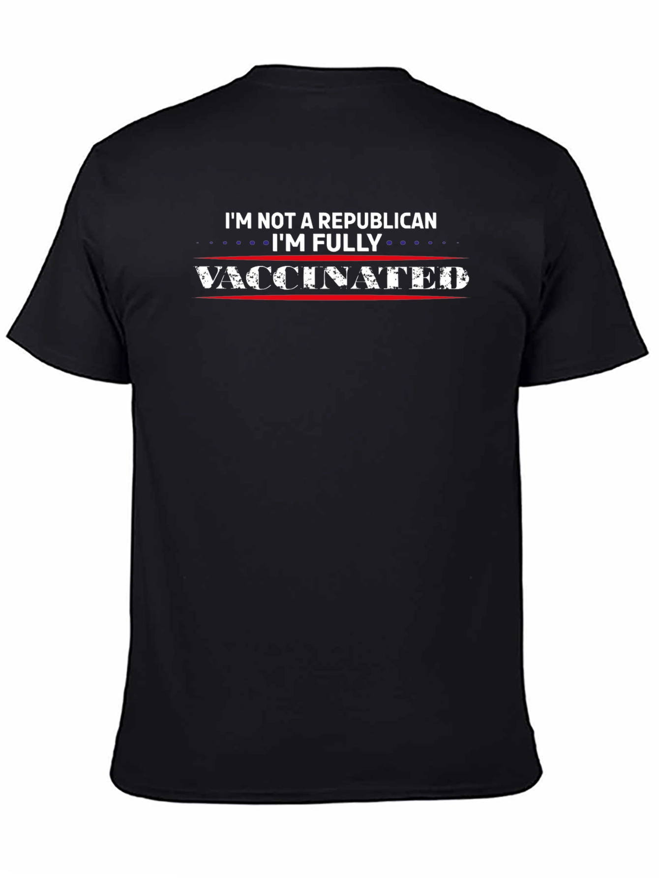 Im Fully Vaccinated Black T-Shirt