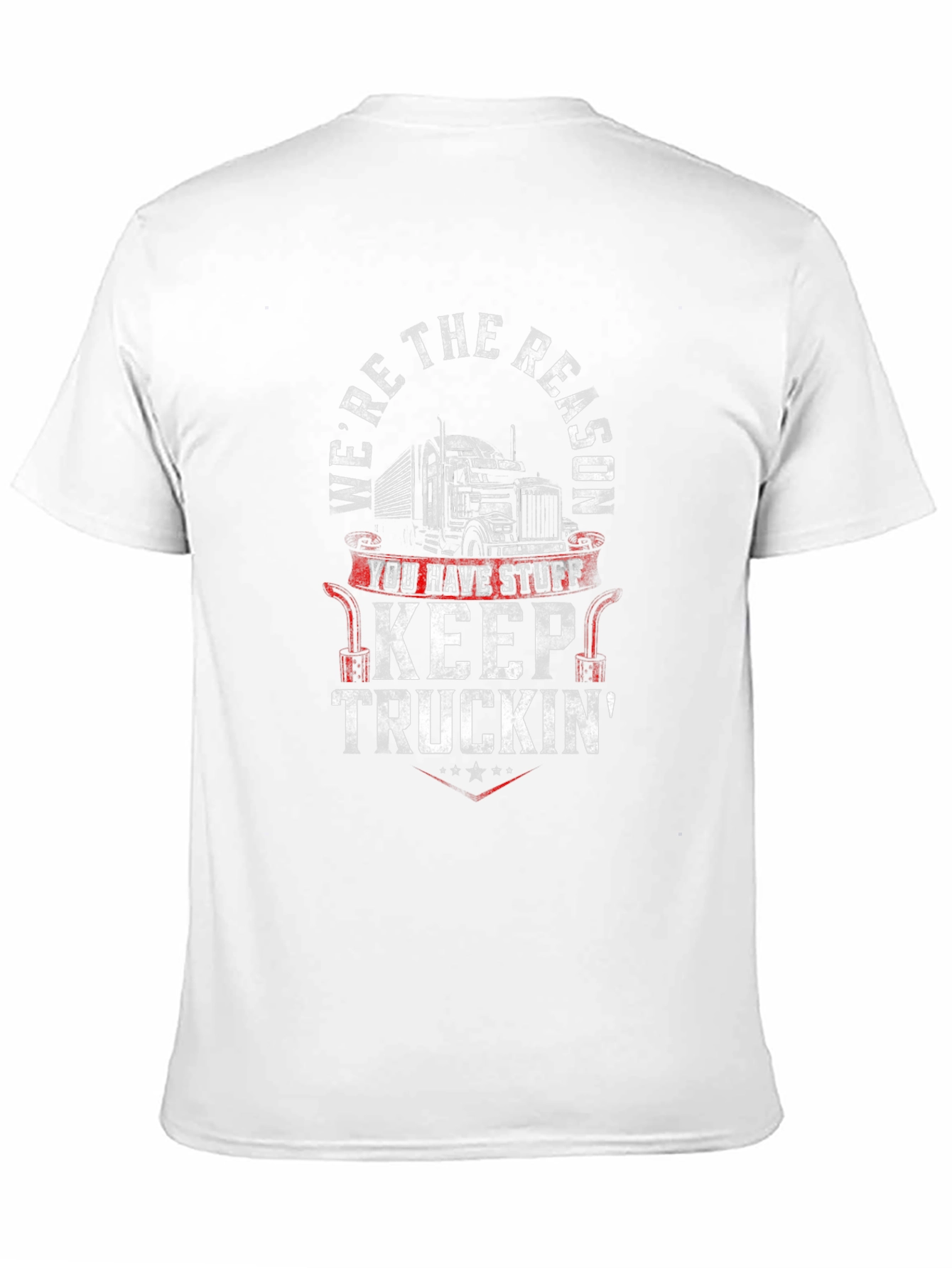 Were The Reason Keep Truckin Black T-Shirt