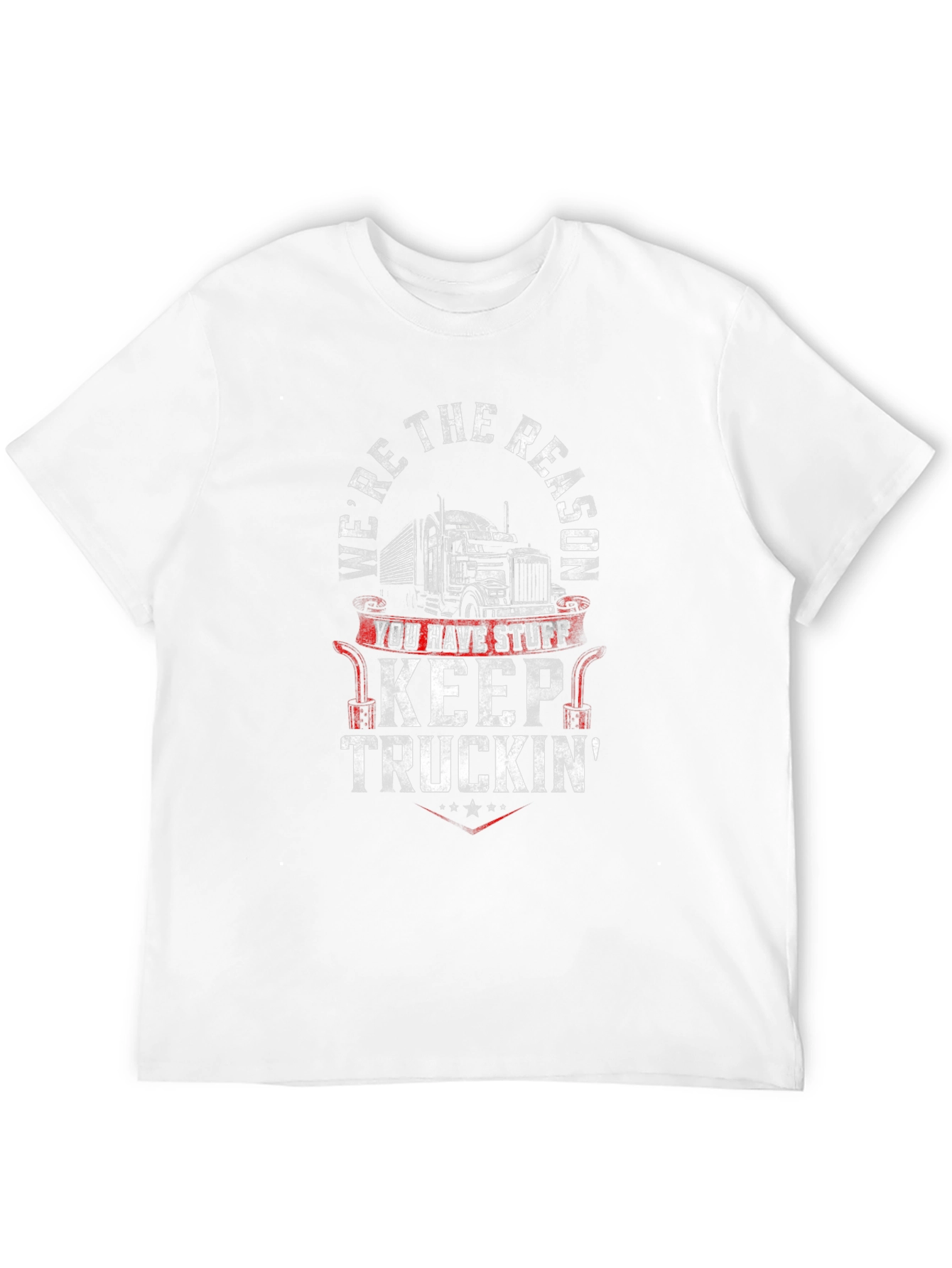 Were The Reason Keep Truckin Black T-Shirt