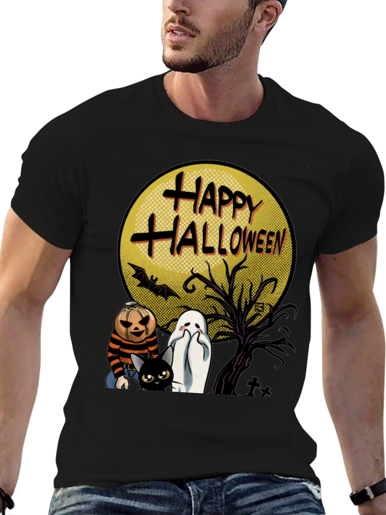Happy Halloween Graphic T-Shirt