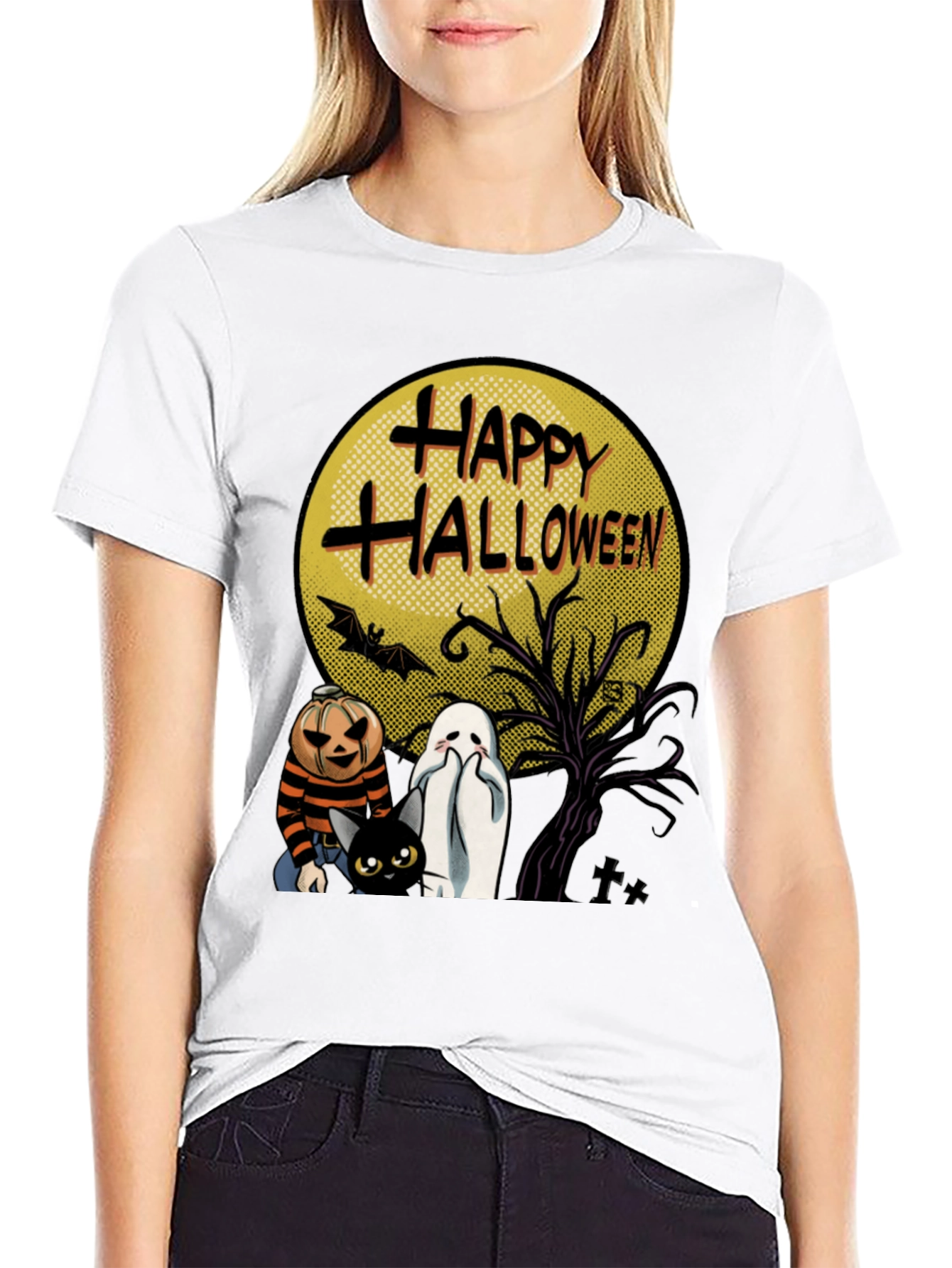 Happy Halloween Graphic T-Shirt