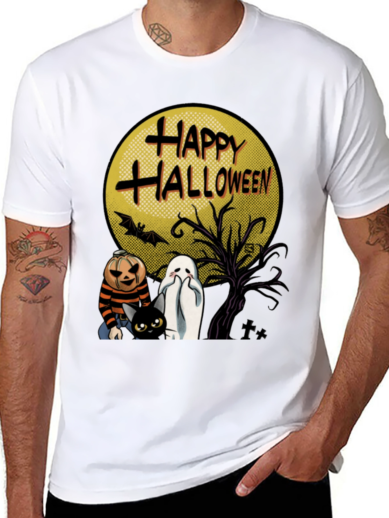 Happy Halloween Graphic T-Shirt