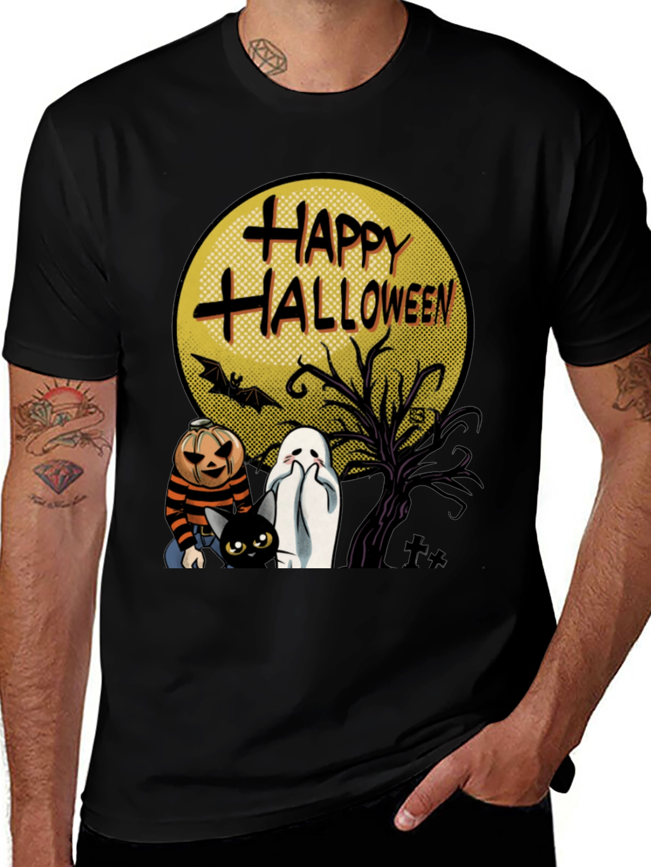 Happy Halloween Graphic T-Shirt