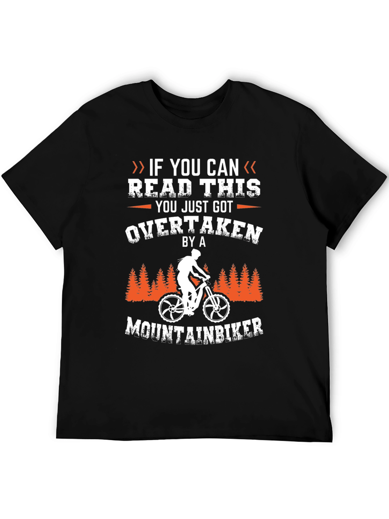 Mountain Biker Overtaken Graphic Tee