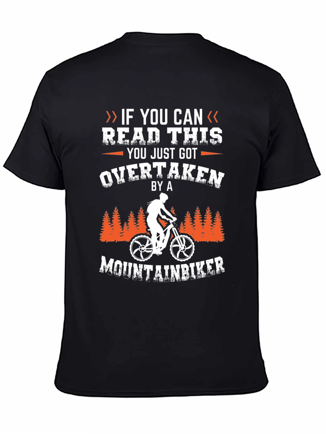 Mountain Biker Overtaken Graphic Tee