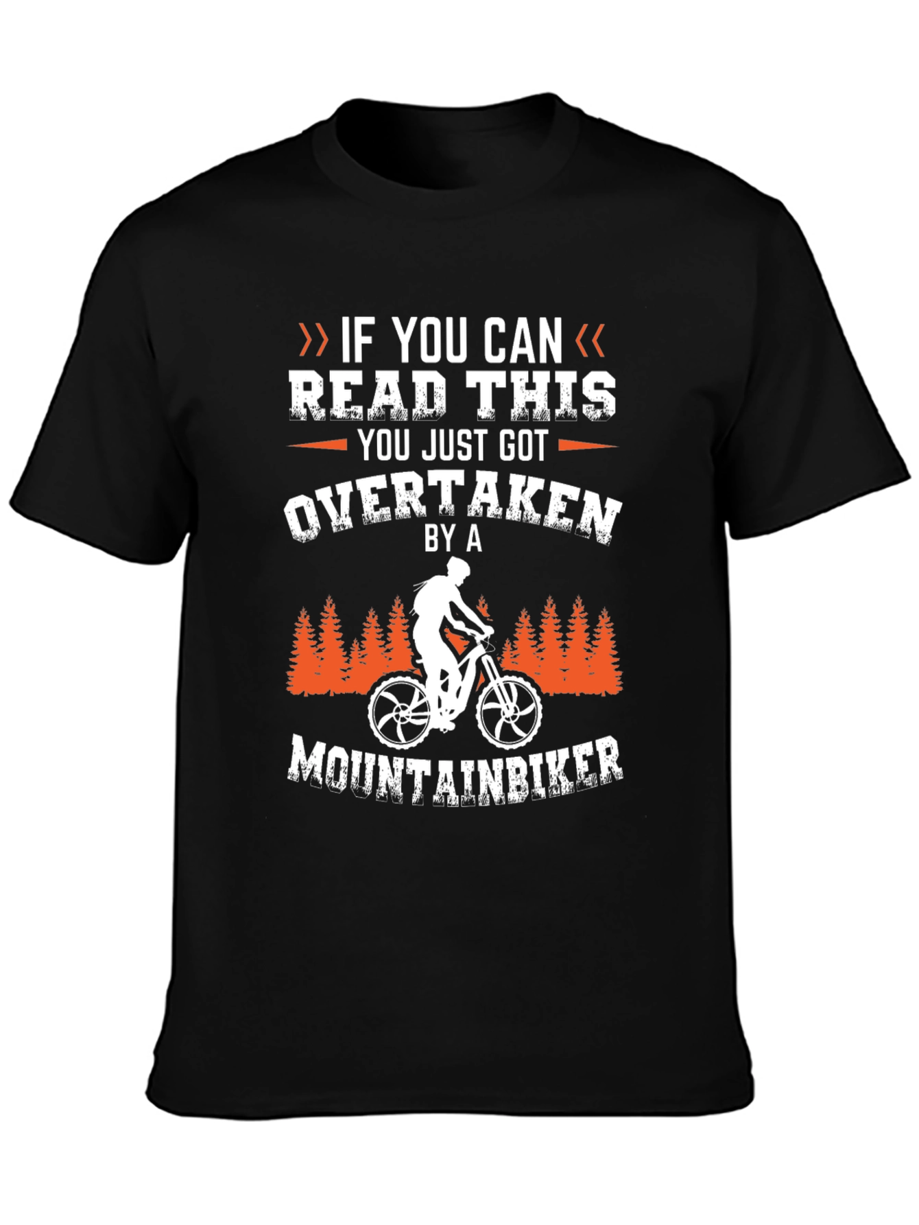 Mountain Biker Overtaken Graphic Tee