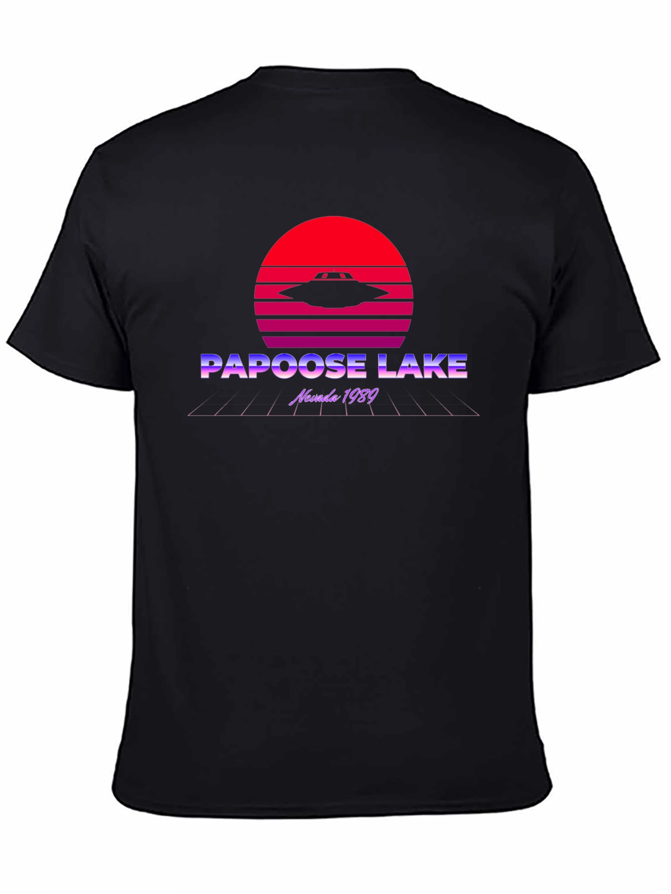 Papoose Lake UFO T-Shirt - Retro Nevada 1989