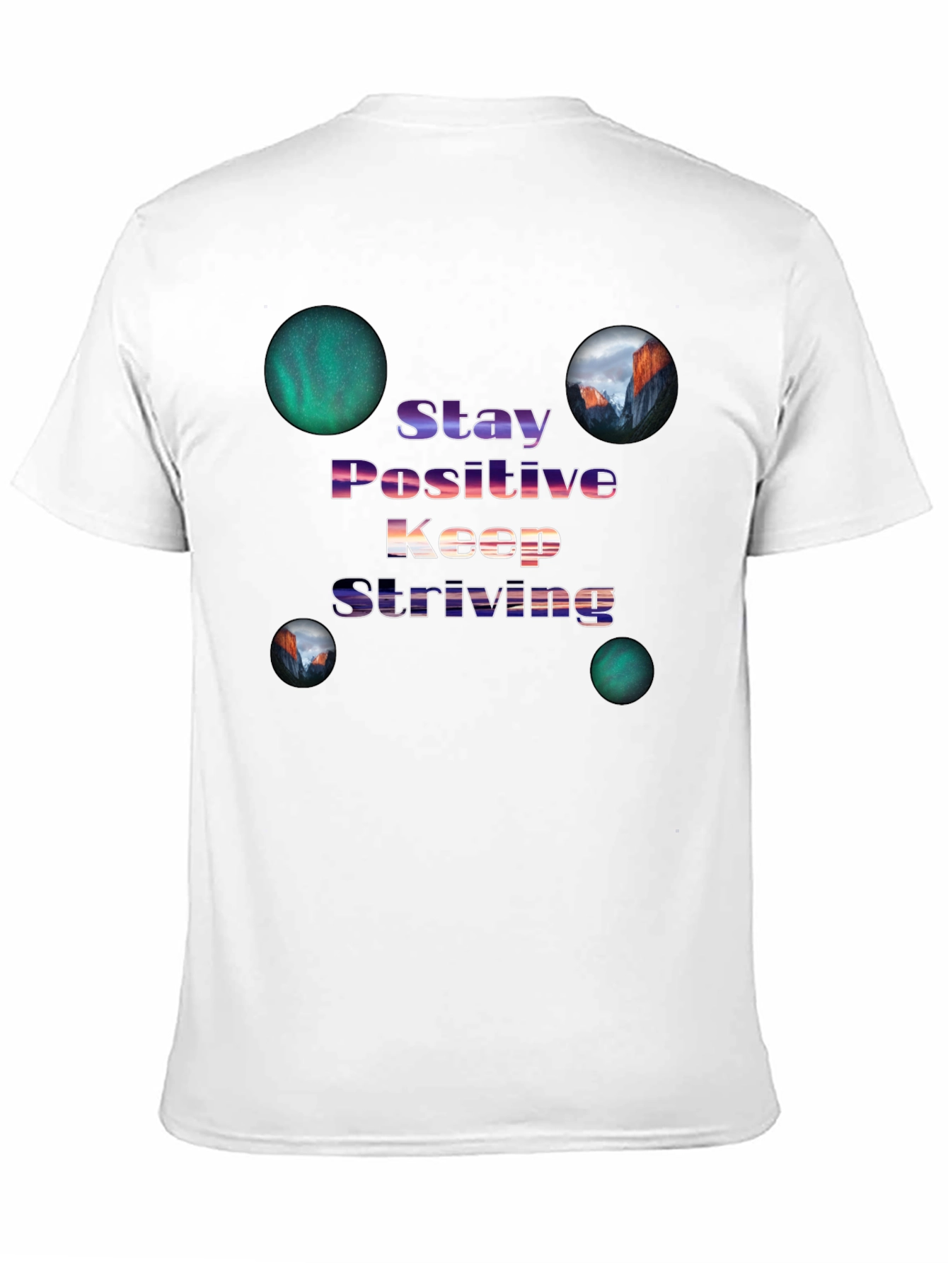 Stay Positive Graphic Tee - Inspiring Design