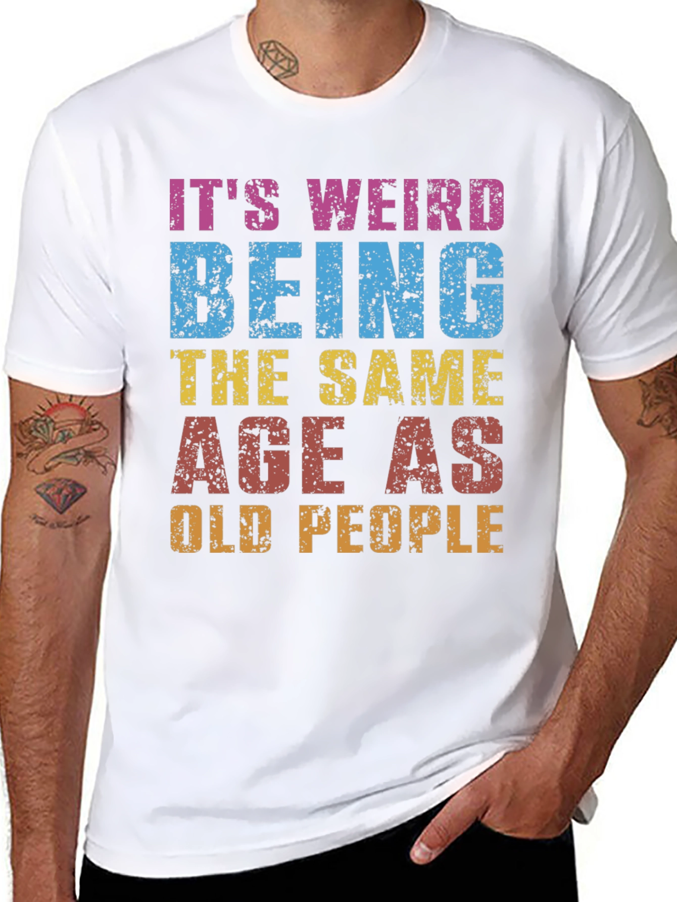 Funny Old People Graphic Tee