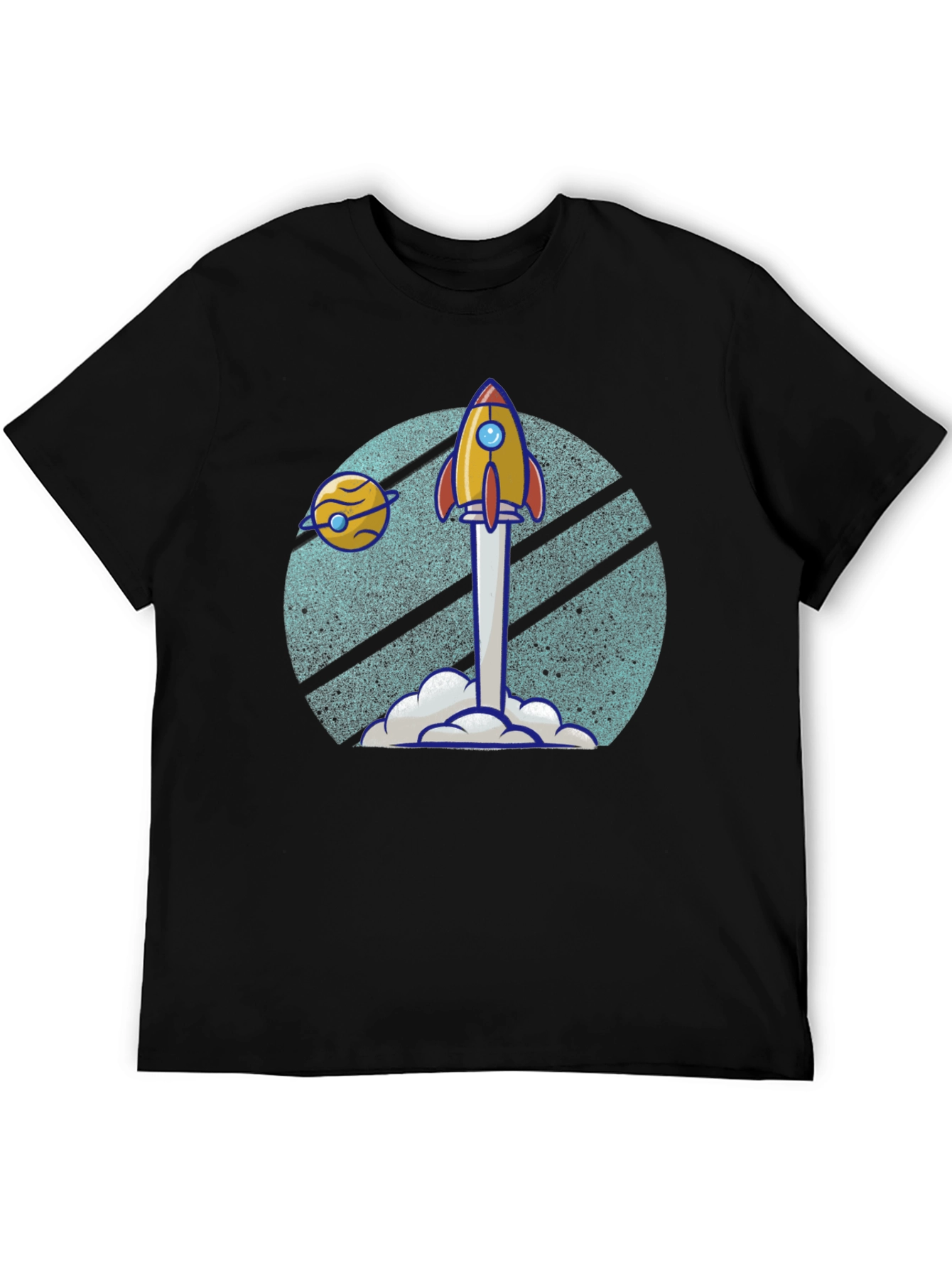 Retro Rocket Launch T-Shirt - Blast Off in Style!