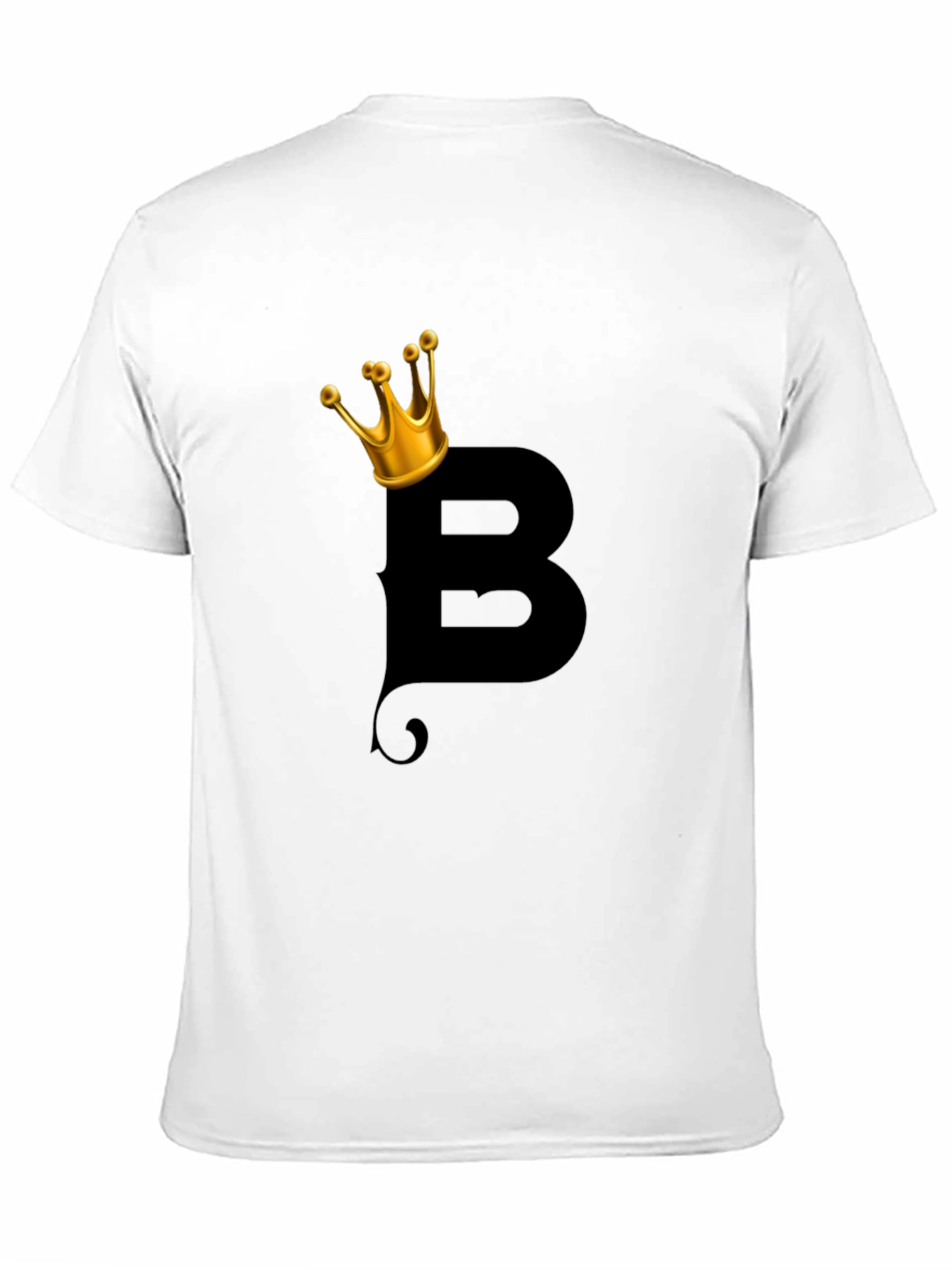 King B Graphic Tee - Black Cotton Blend