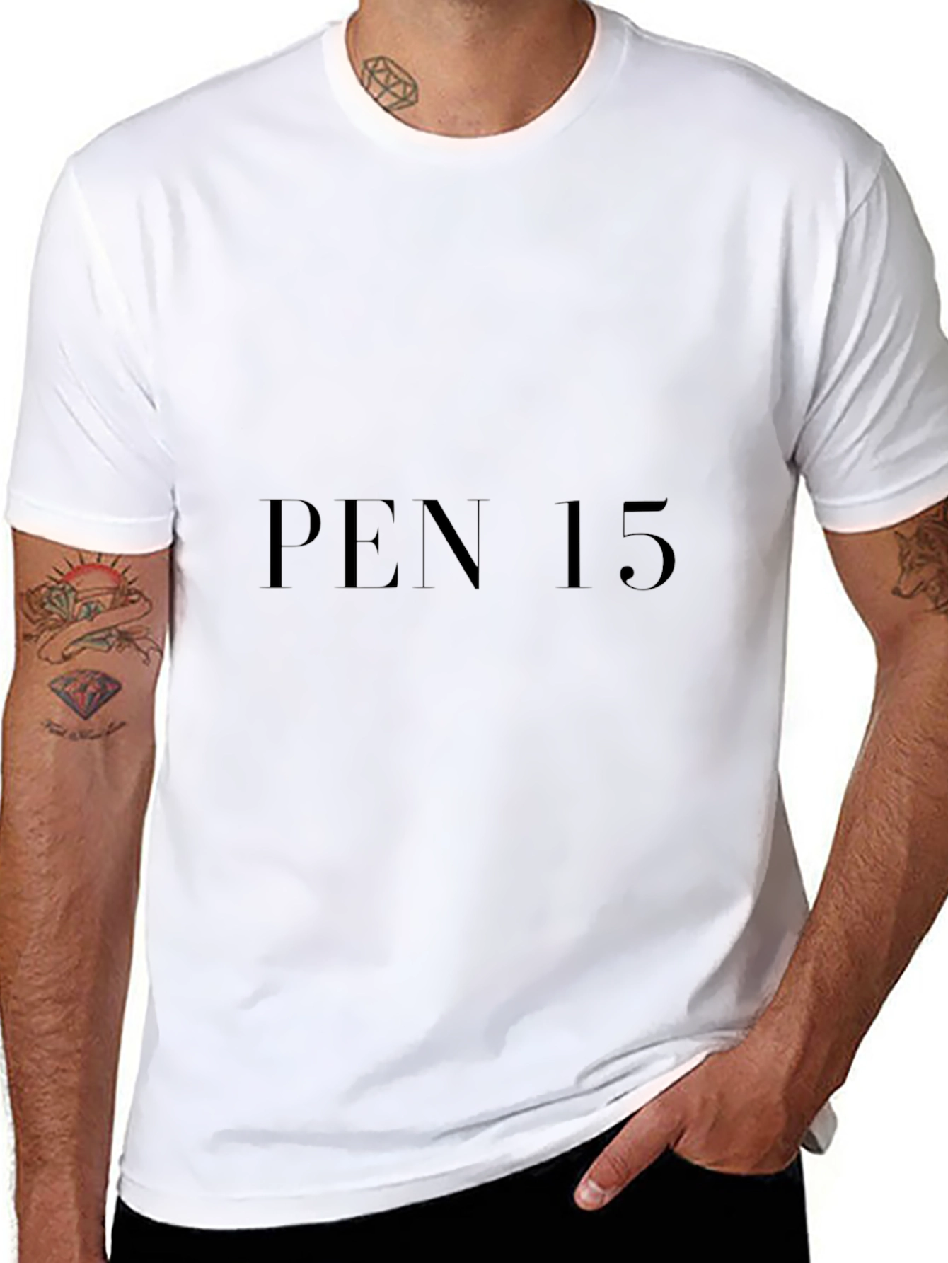 PEN15 Black Graphic Tee - Comfortable Casual Wear