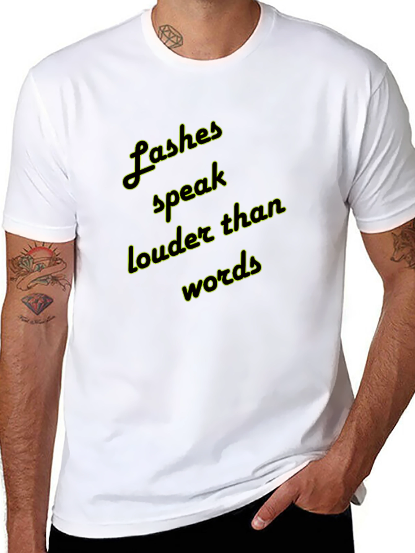 Lashes Speak Louder Graphic T-Shirt