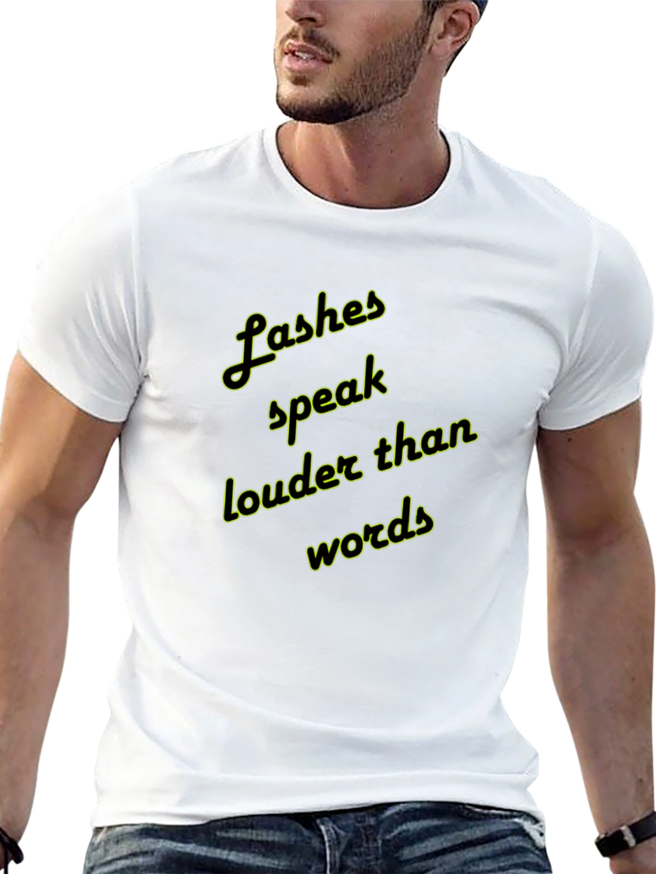 Lashes Speak Louder Graphic T-Shirt