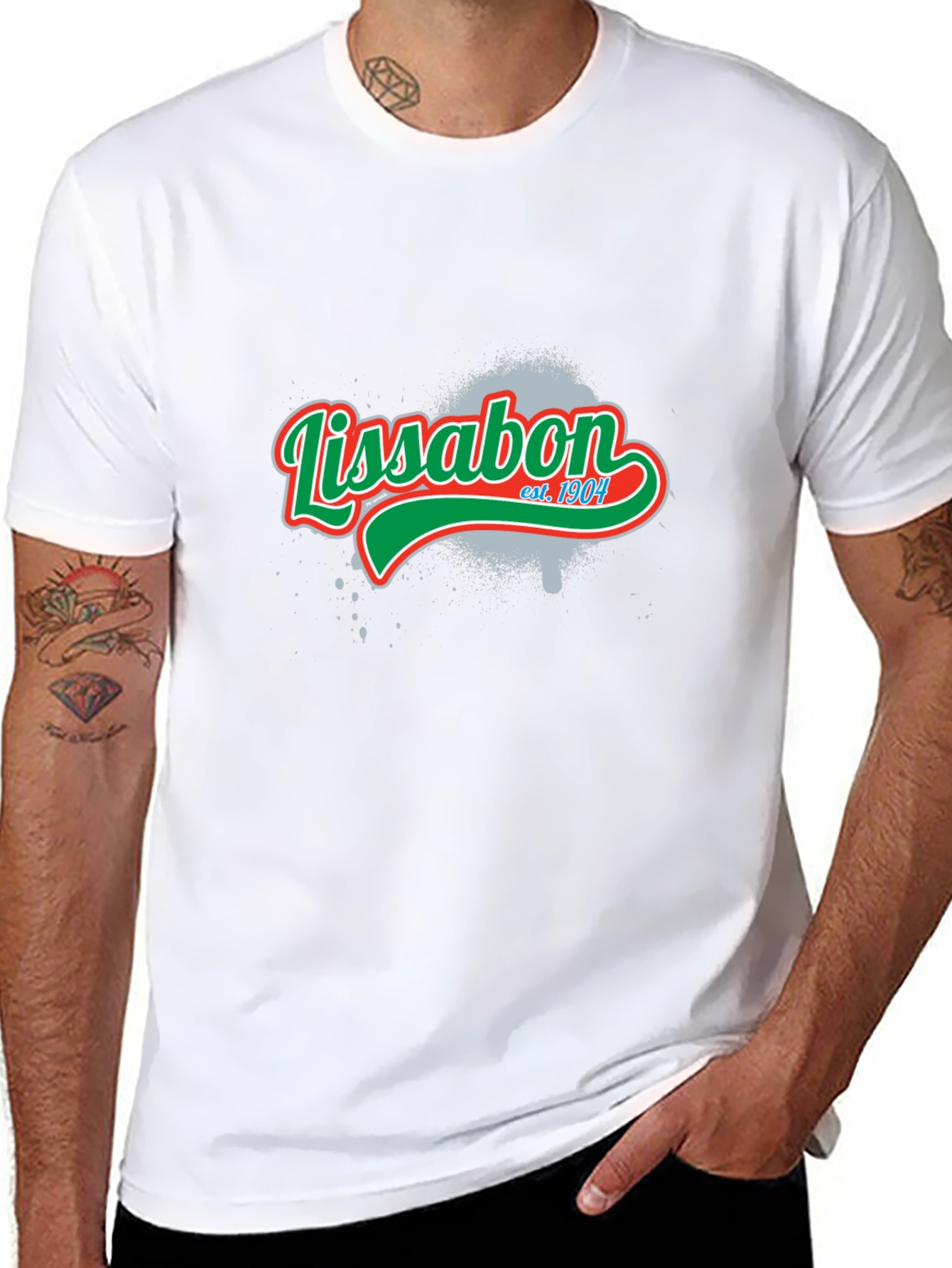 Lissabon Est. 1904 Black T-Shirt