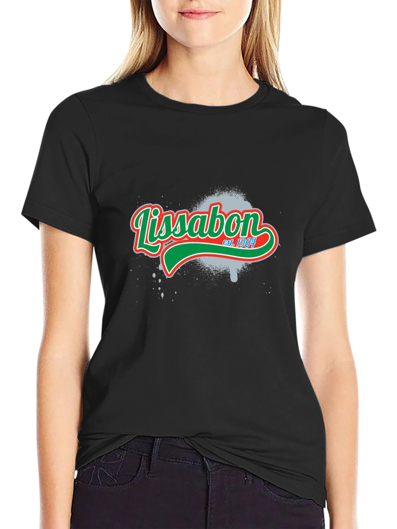 Lissabon Est. 1904 Black T-Shirt
