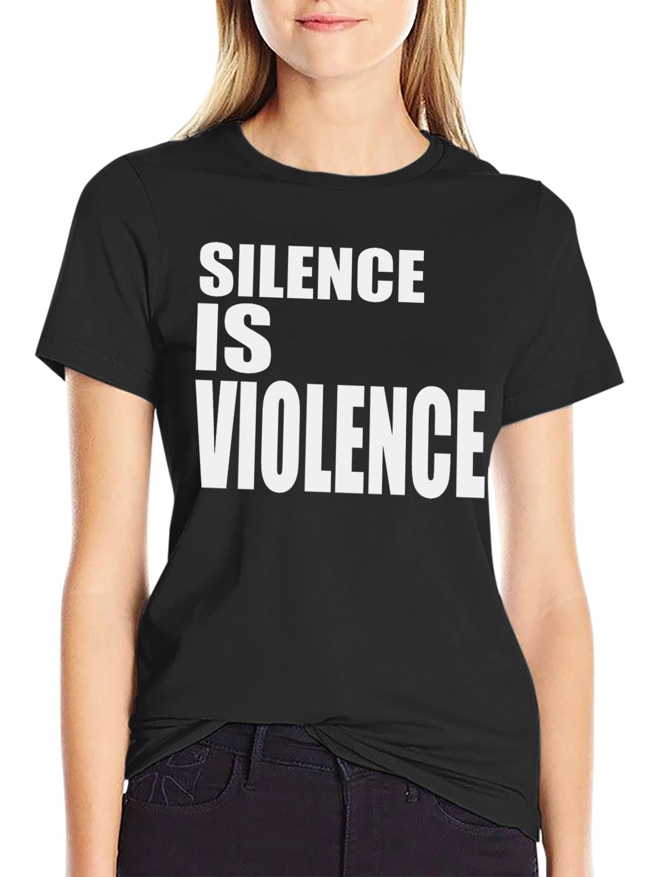 Silence is Violence Black T-Shirt