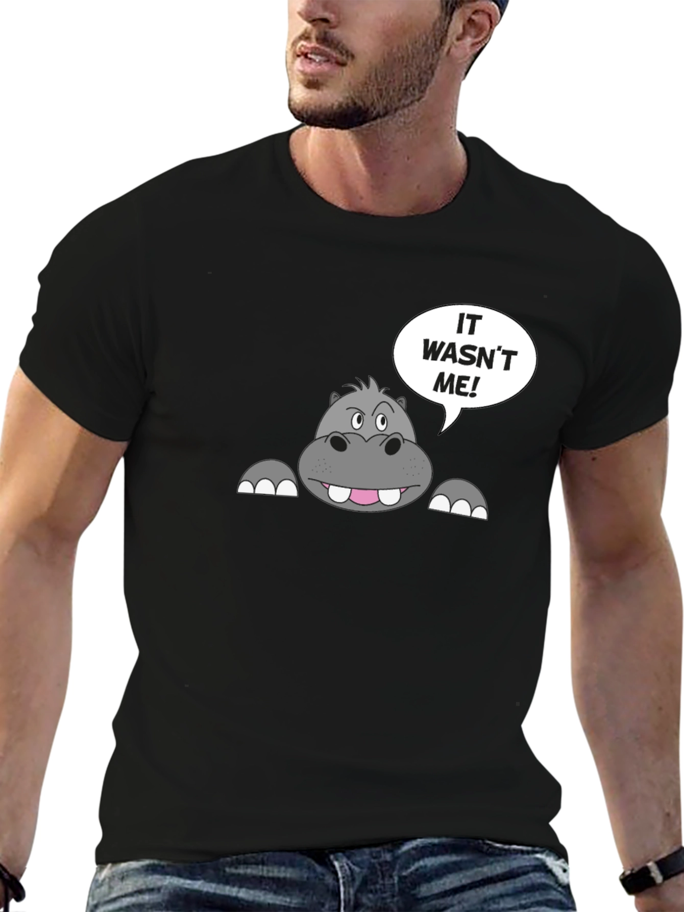 It Wasnt Me Hippo T-Shirt