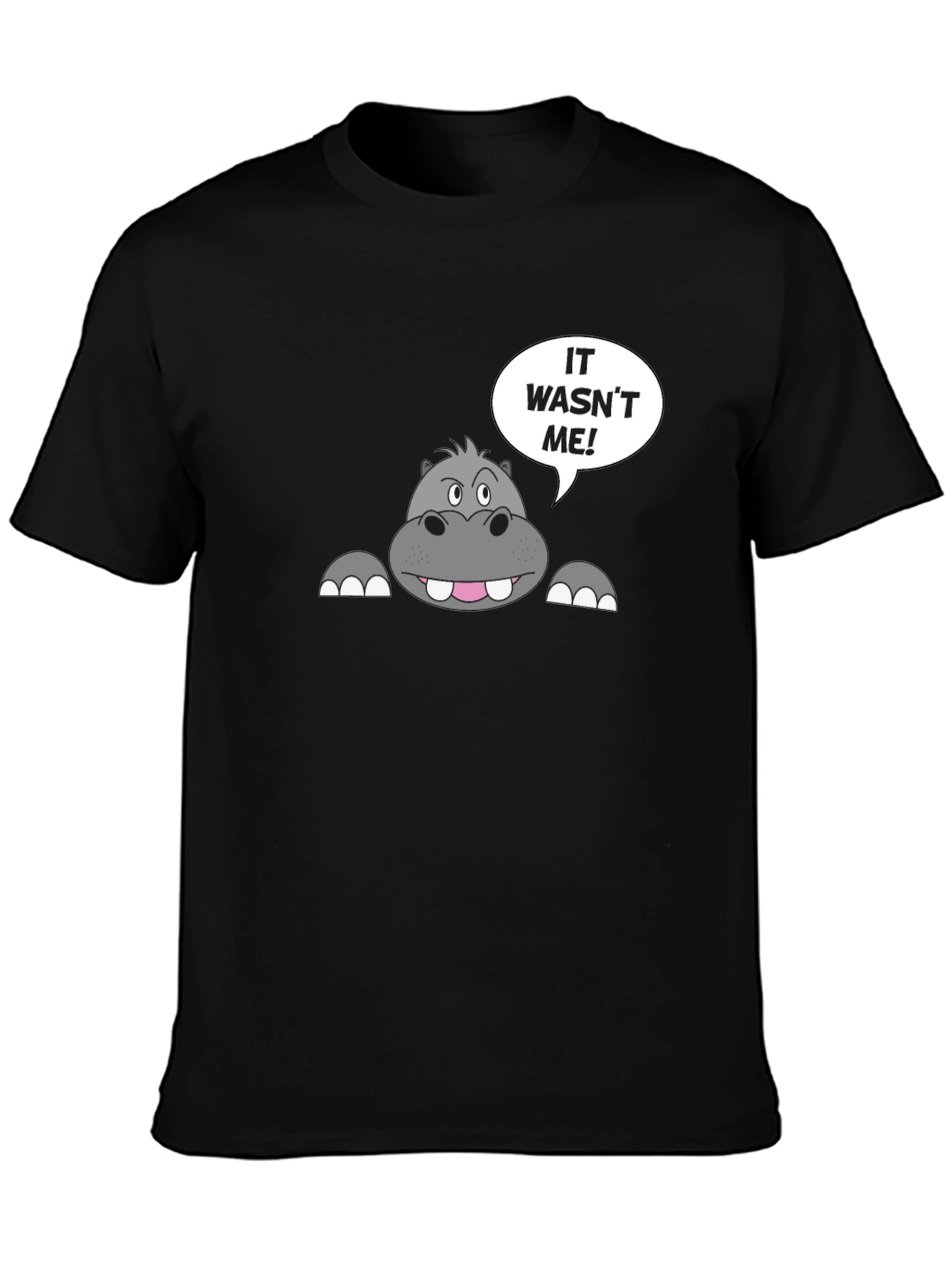 It Wasnt Me Hippo T-Shirt