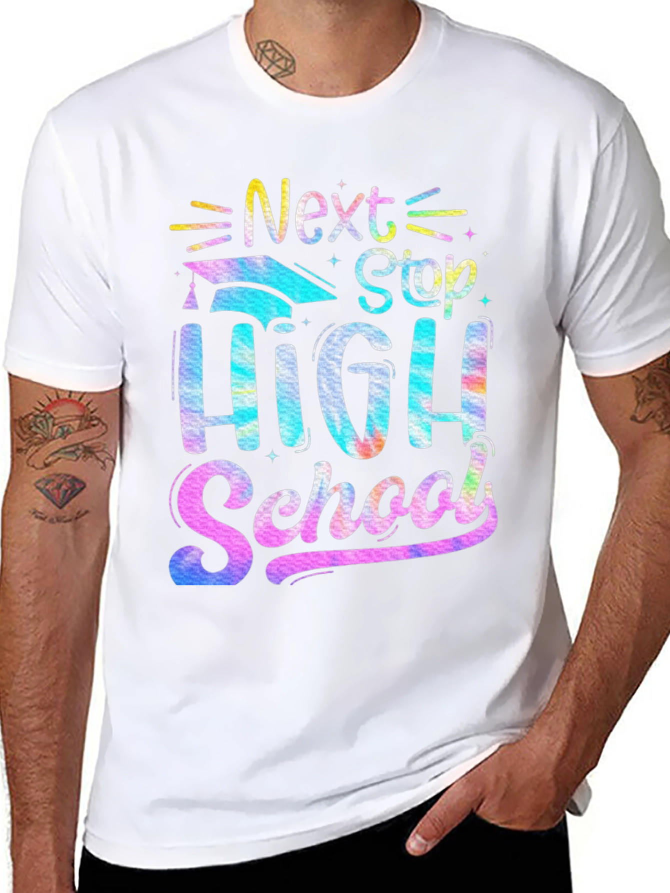 Next Stop High School Tie-Dye T-Shirt