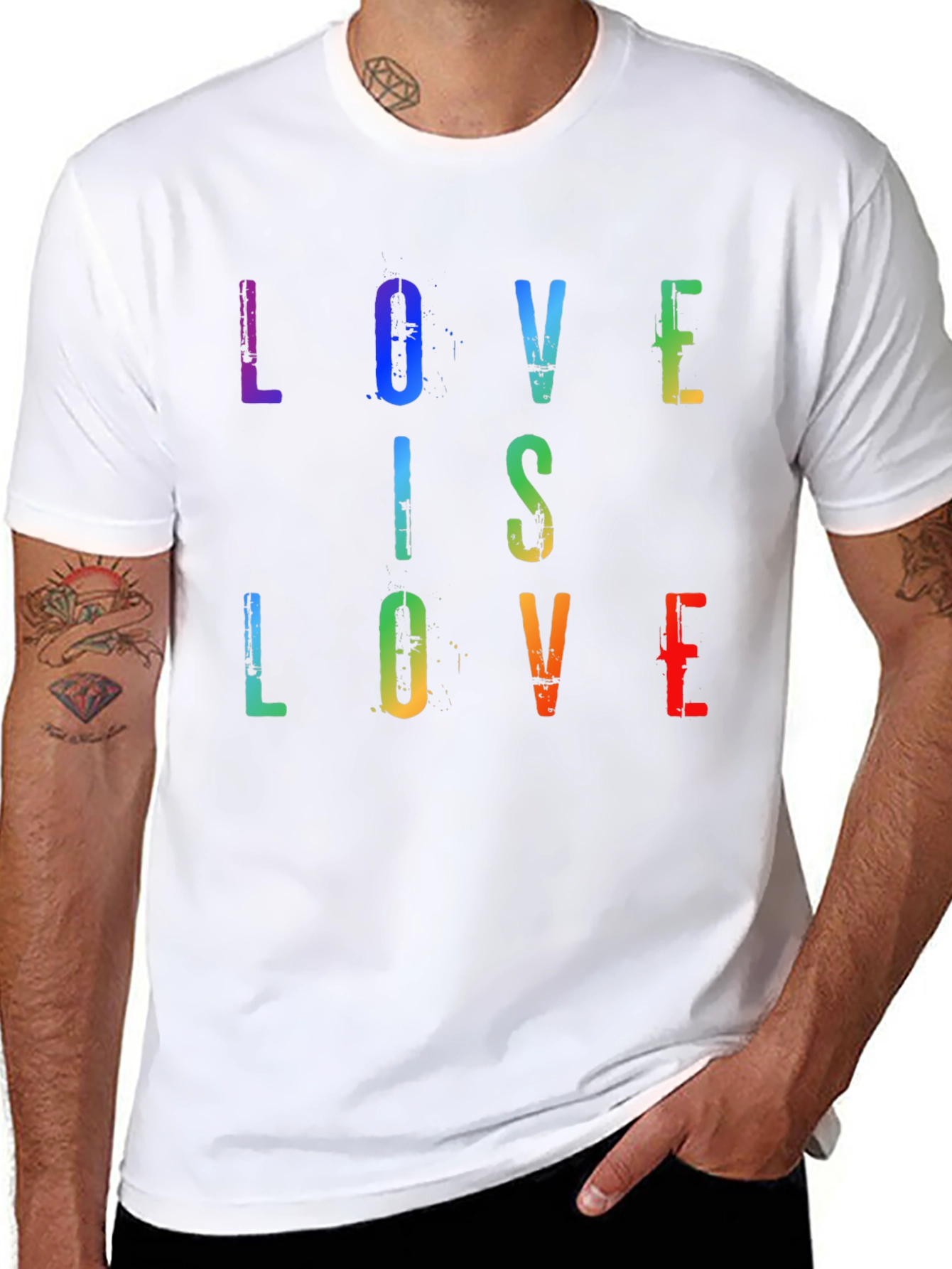 Love Is Love Rainbow Pride T-Shirt