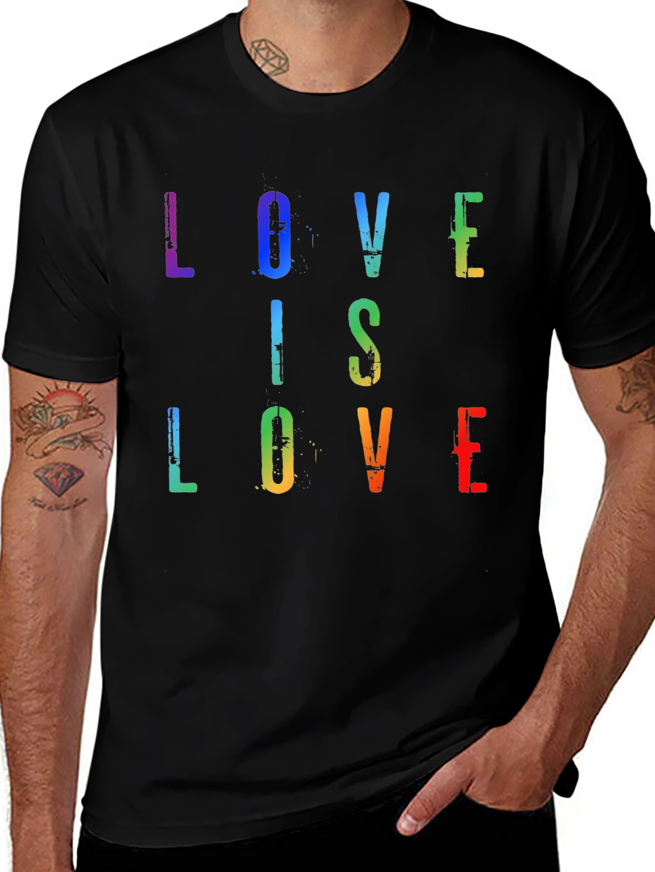 Love Is Love Rainbow Pride T-Shirt