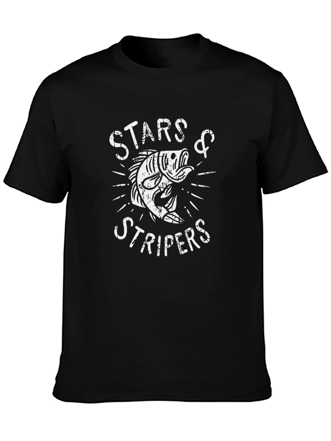 Stars & Stripers Black Graphic Tee