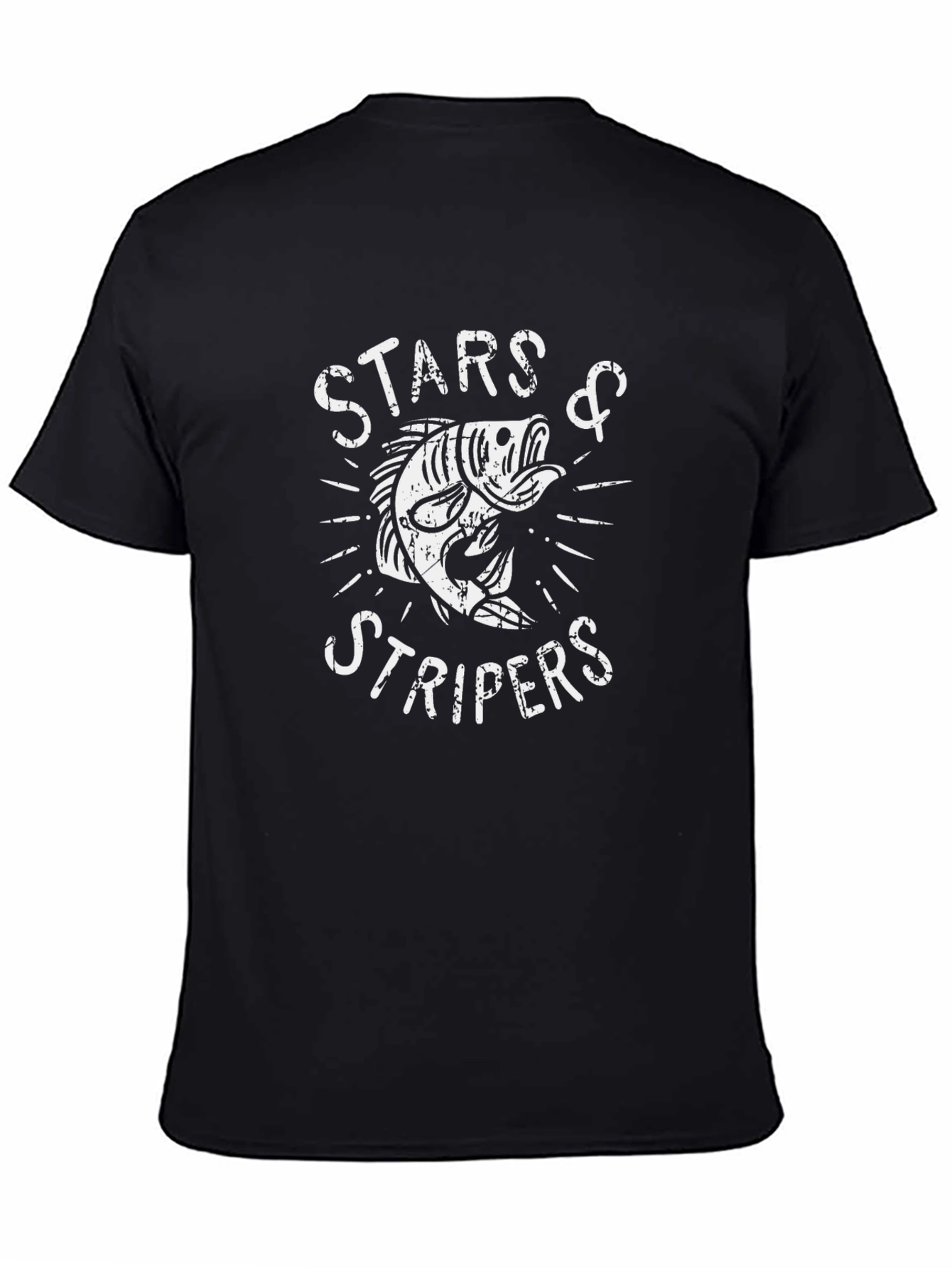 Stars & Stripers Black Graphic Tee