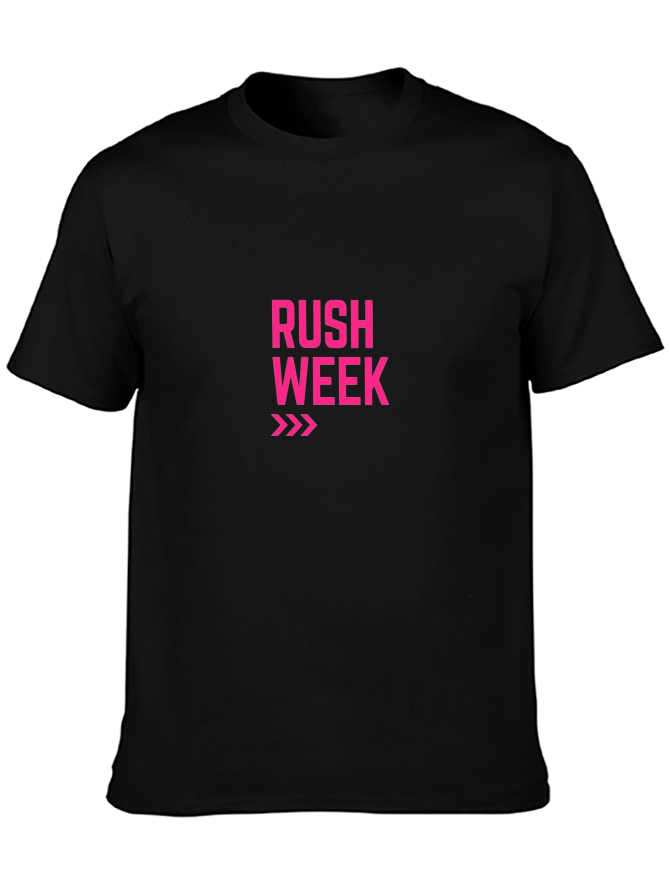 Rush Week Black Graphic Tee