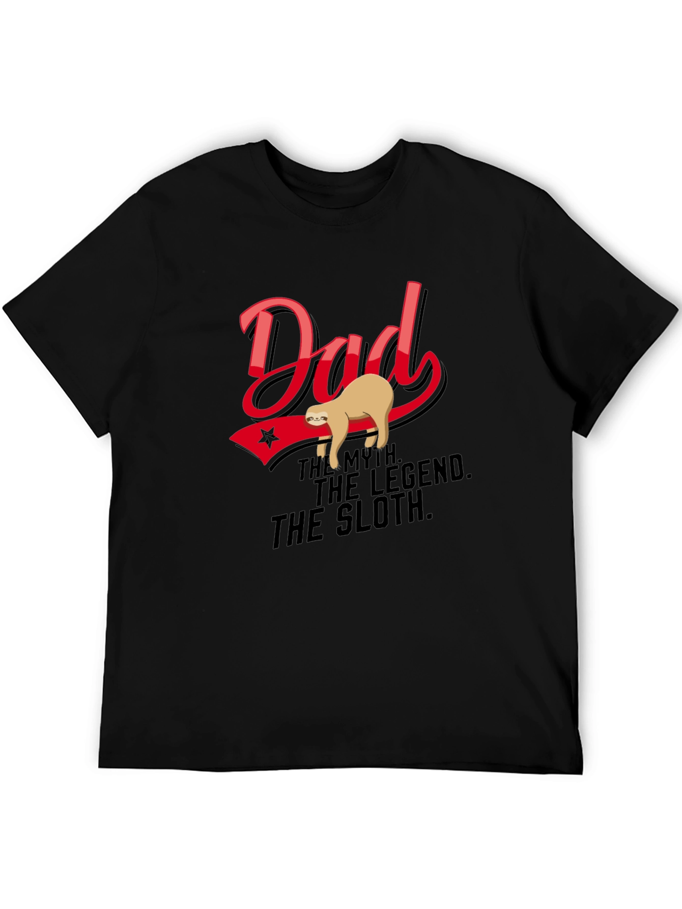 Dad: The Myth. The Legend. The Sloth T-Shirt
