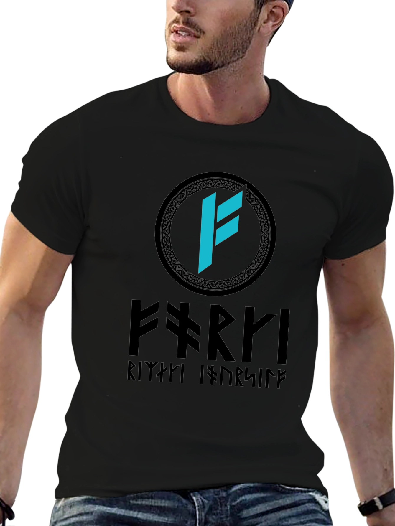 Viking Rune T-Shirt - Nordic Symbol Graphic Tee
