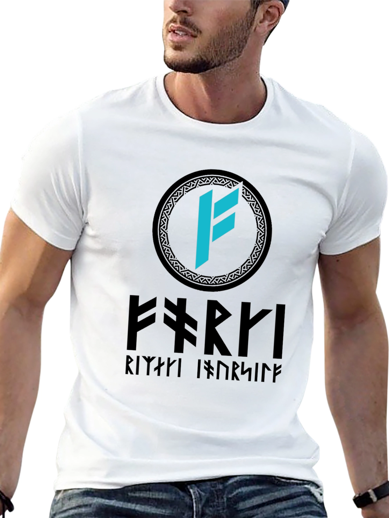 Viking Rune T-Shirt - Nordic Symbol Graphic Tee