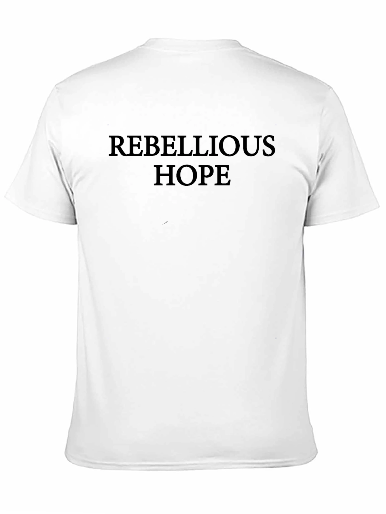 Rebellious Hope Graphic Tee - Black