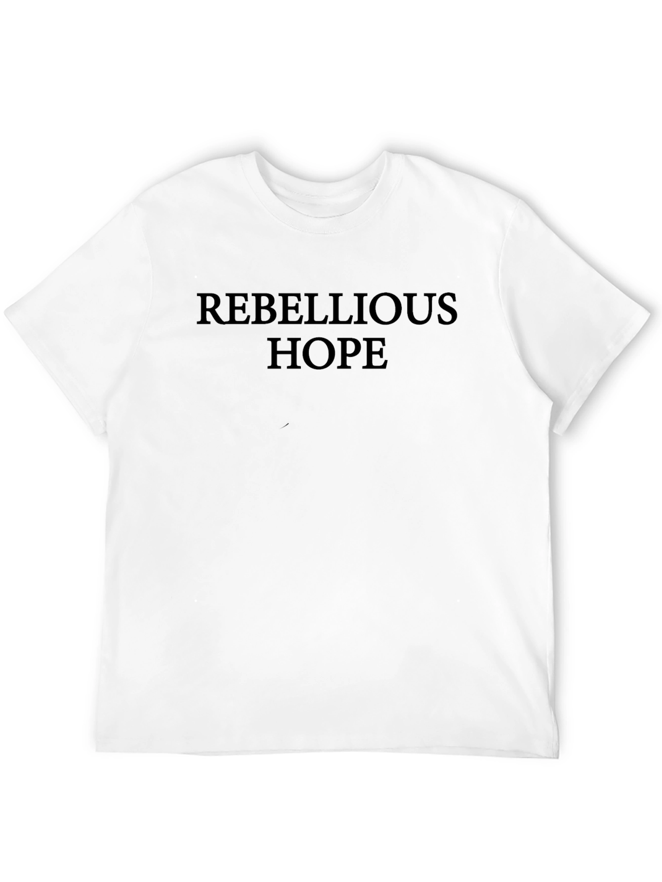 Rebellious Hope Graphic Tee - Black