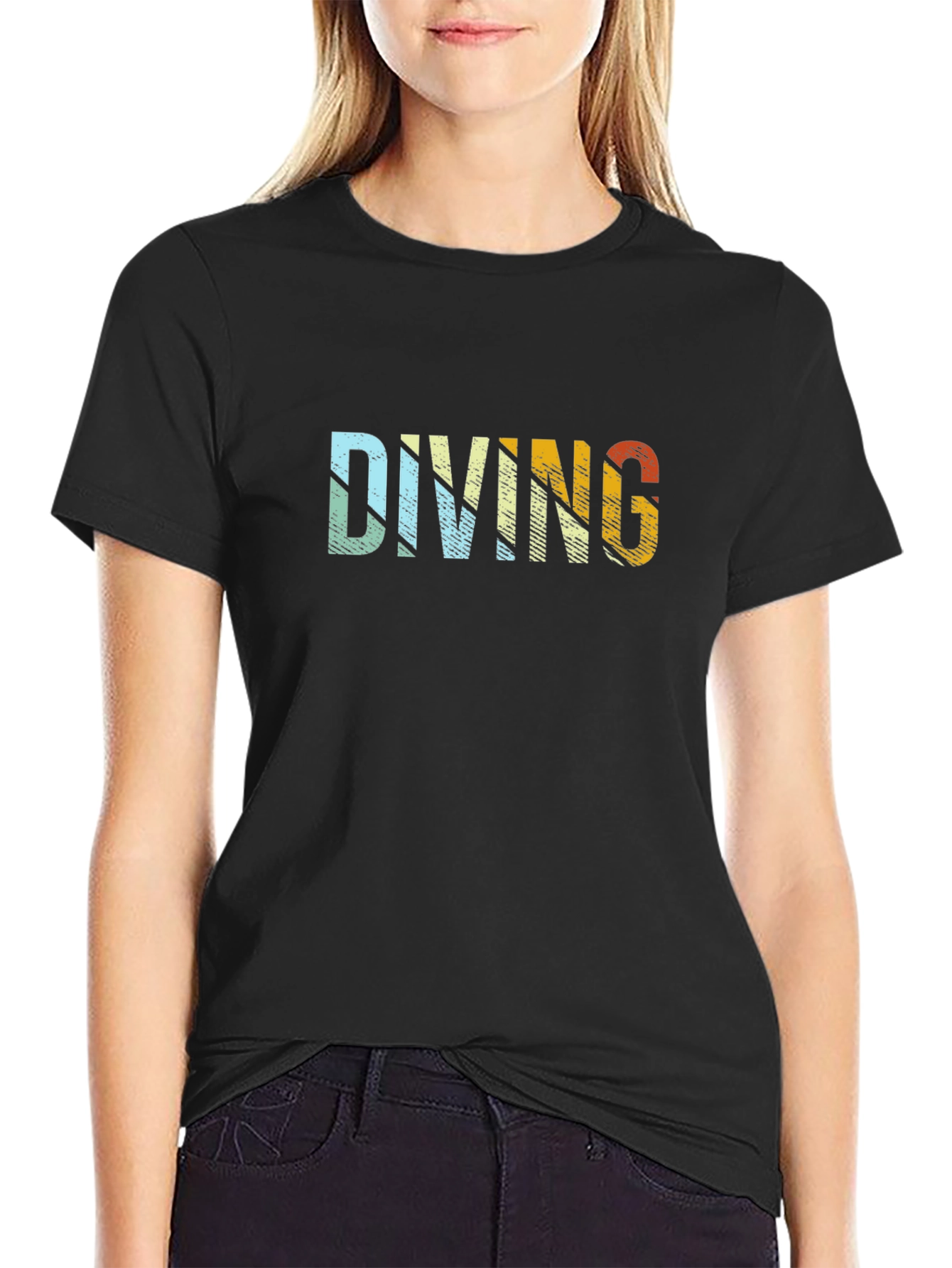 Retro Diving Graphic T-Shirt - Scuba Apparel