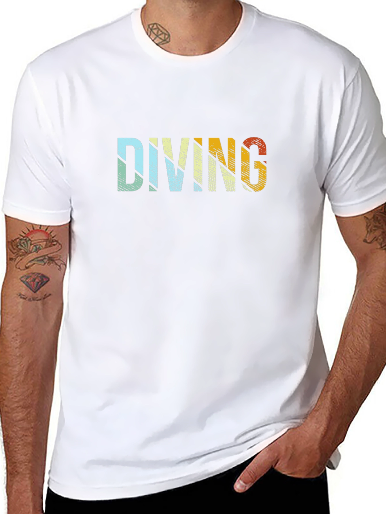 Retro Diving Graphic T-Shirt - Scuba Apparel