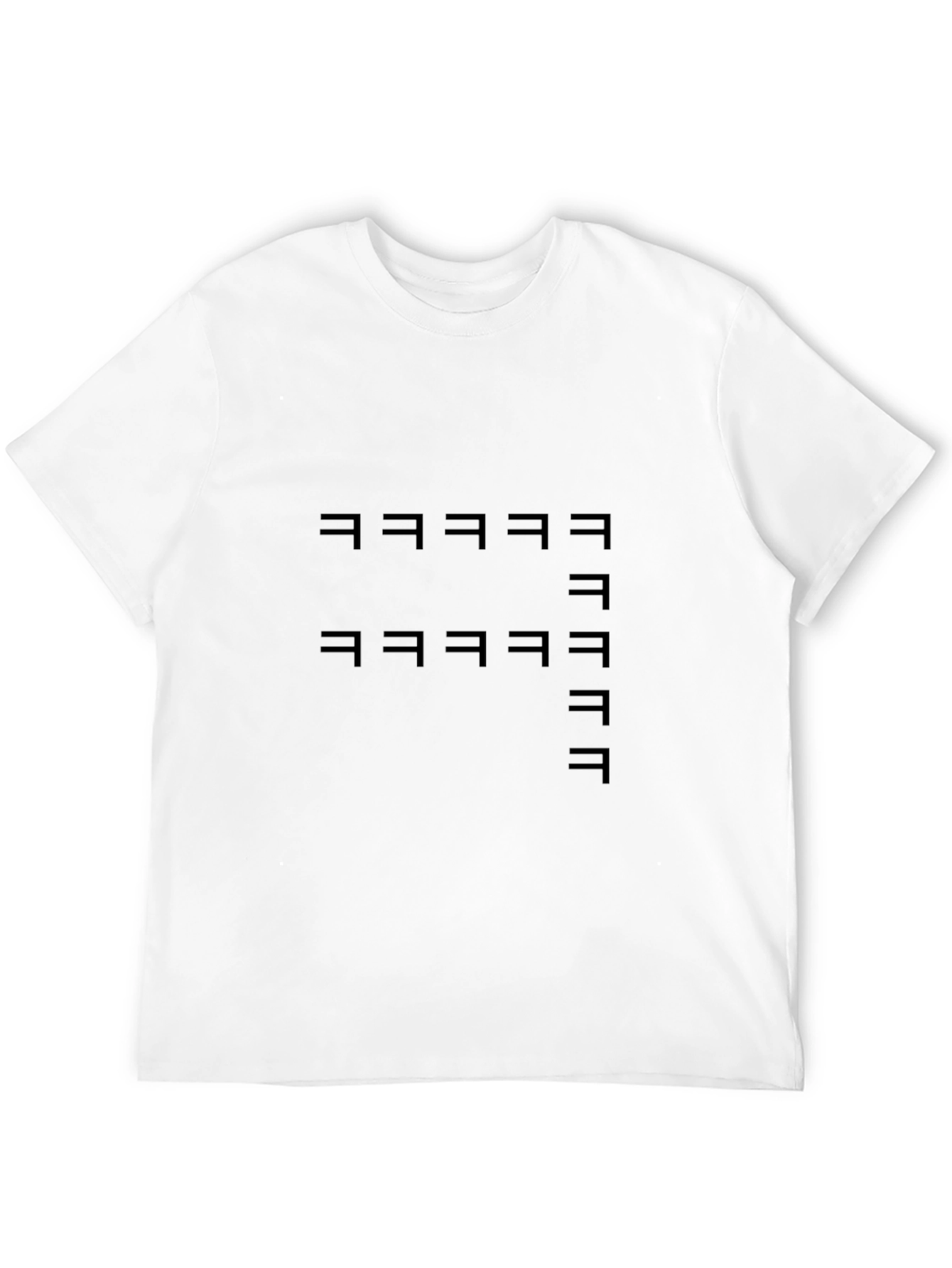 Geometric Pattern Tee - Modern Minimalist Design