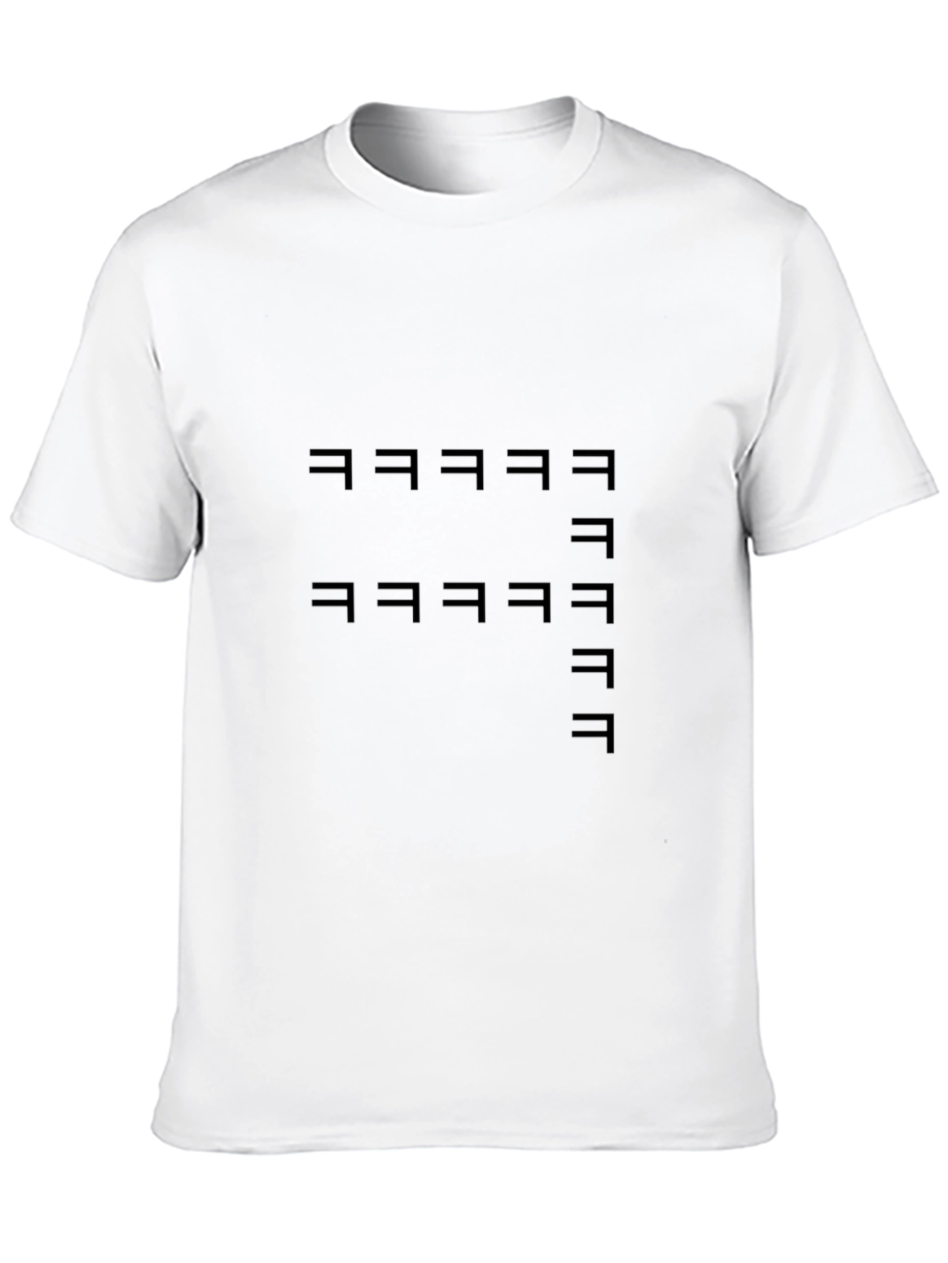 Geometric Pattern Tee - Modern Minimalist Design