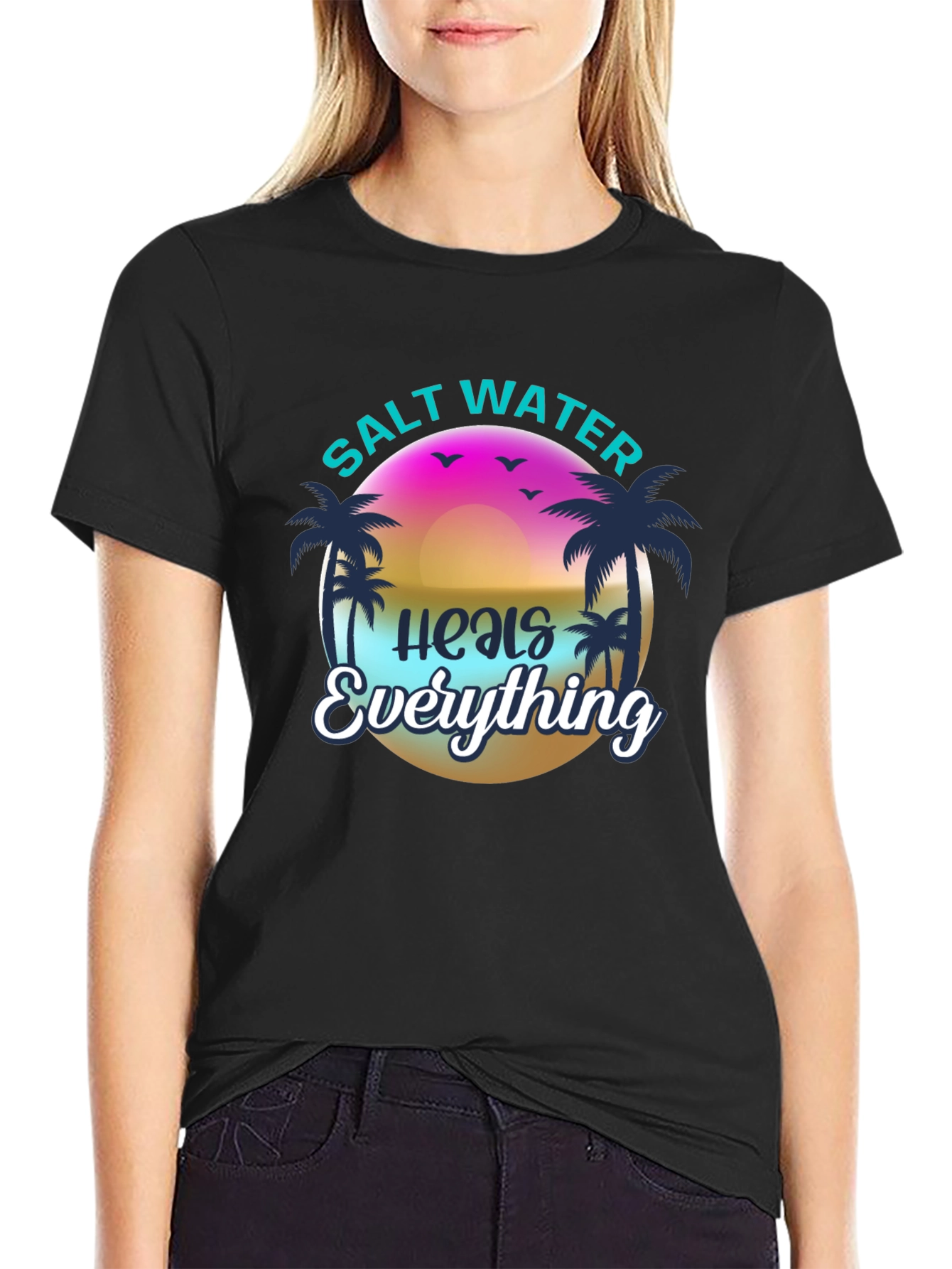 Salt Water Heals Everything Graphic Tee