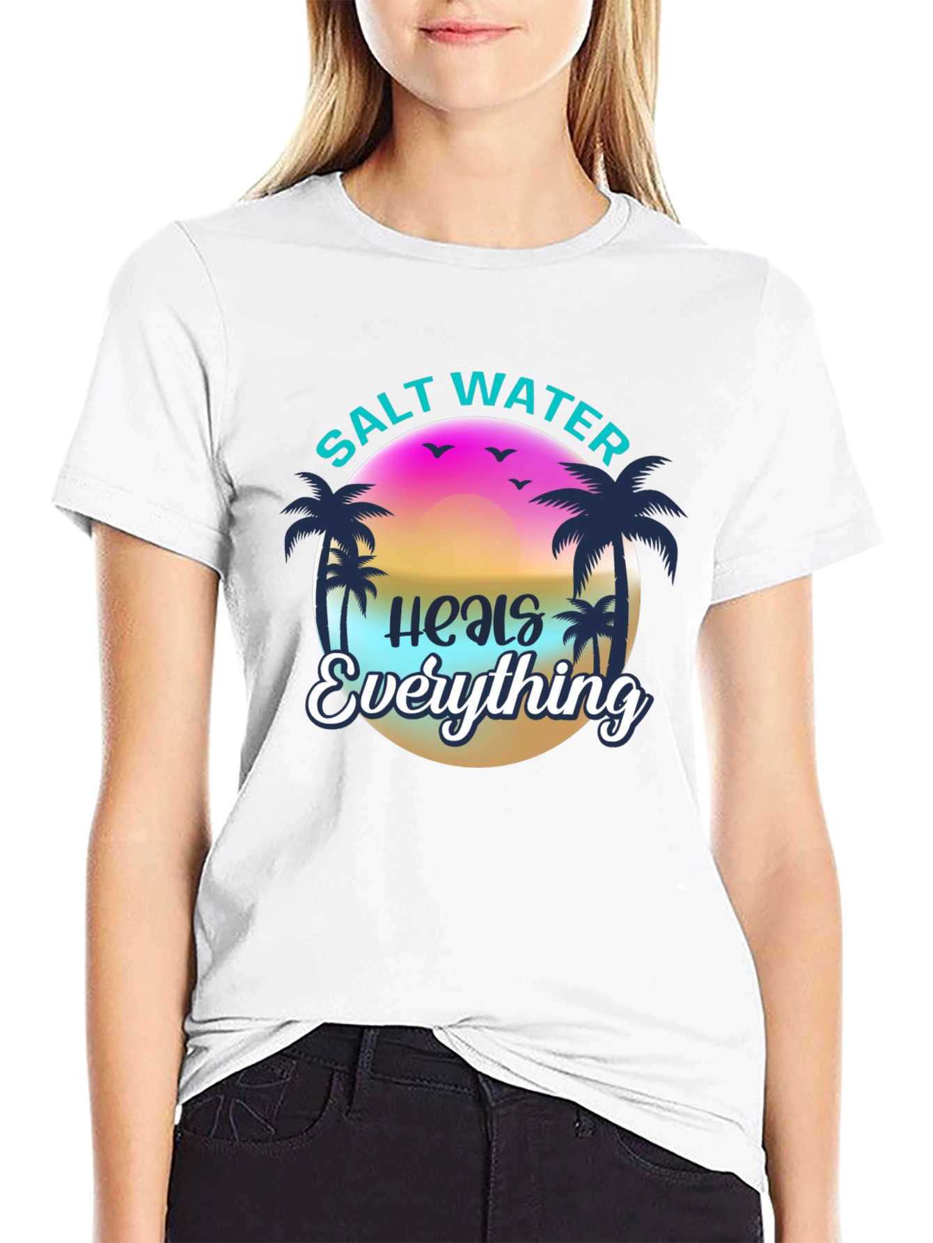 Salt Water Heals Everything Graphic Tee