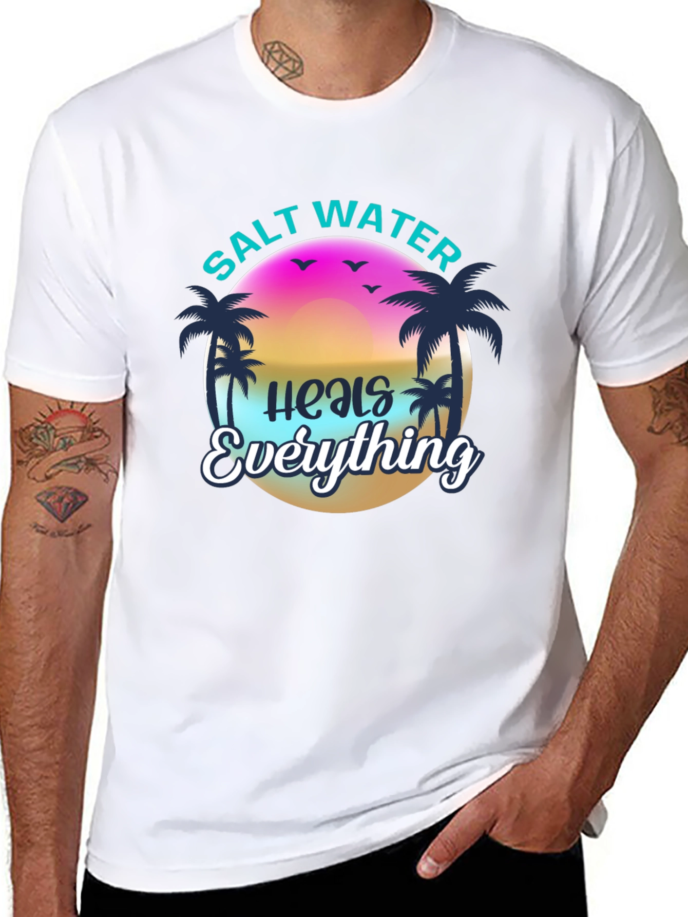 Salt Water Heals Everything Graphic Tee