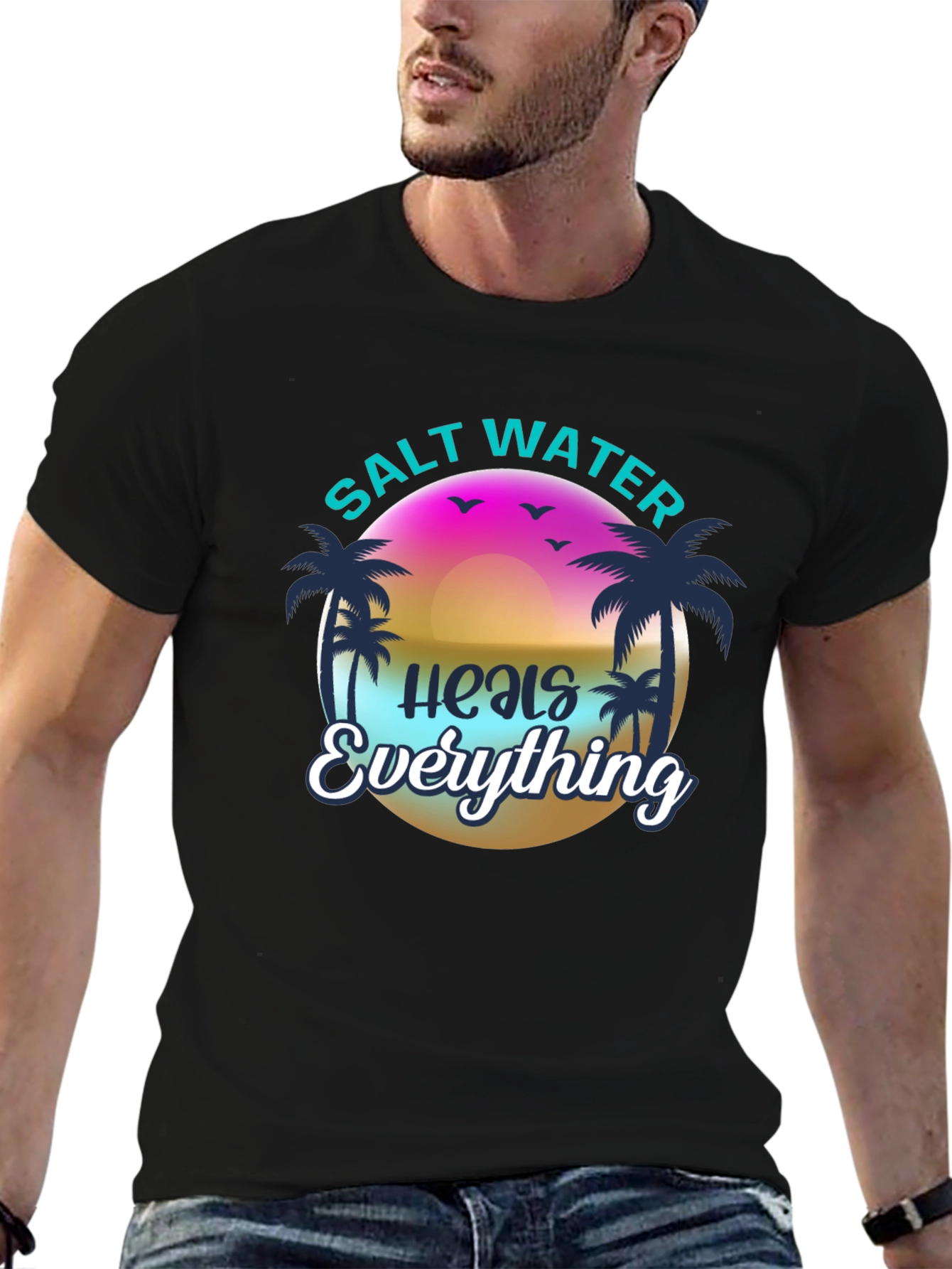 Salt Water Heals Everything Graphic Tee