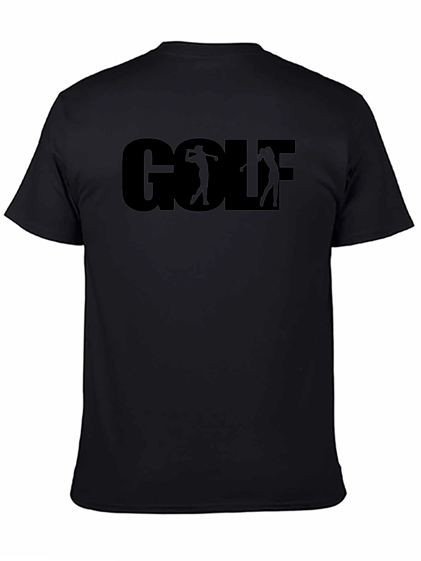 Black Golf Graphic Tee