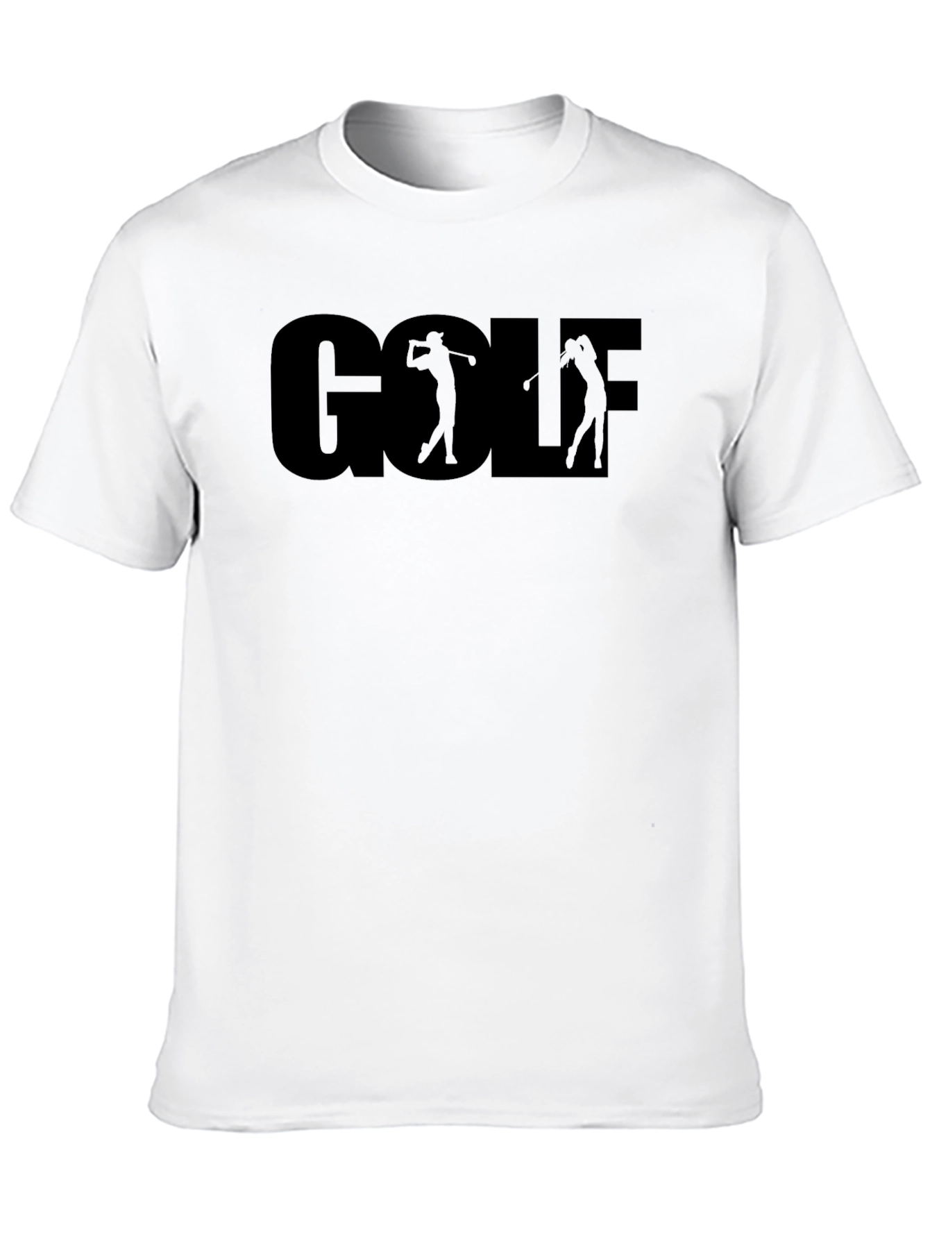 Black Golf Graphic Tee