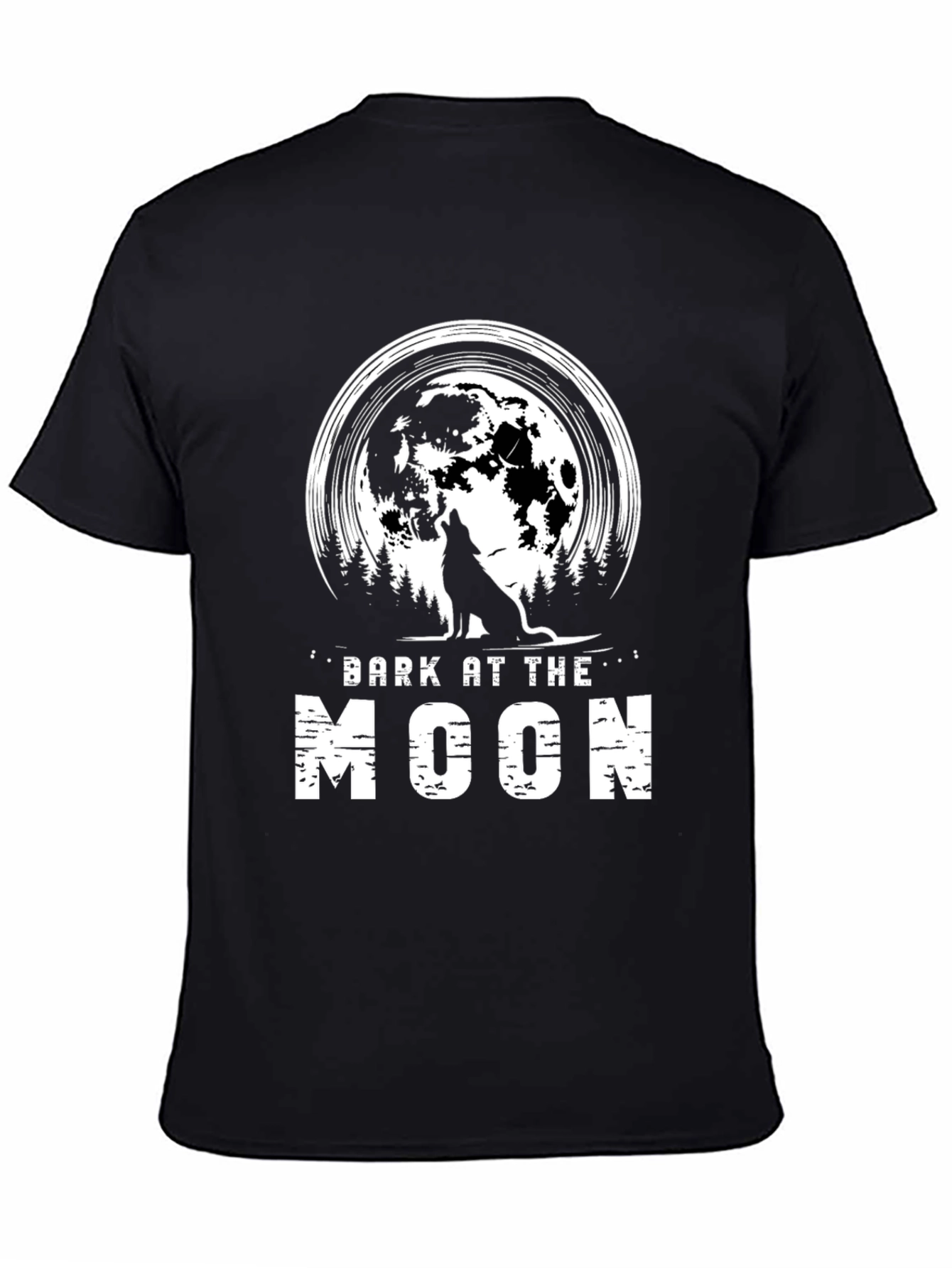 Bark at the Moon Graphic Tee - Black