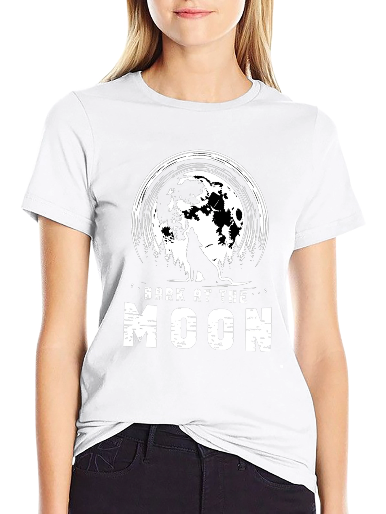 Bark at the Moon Graphic Tee - Black