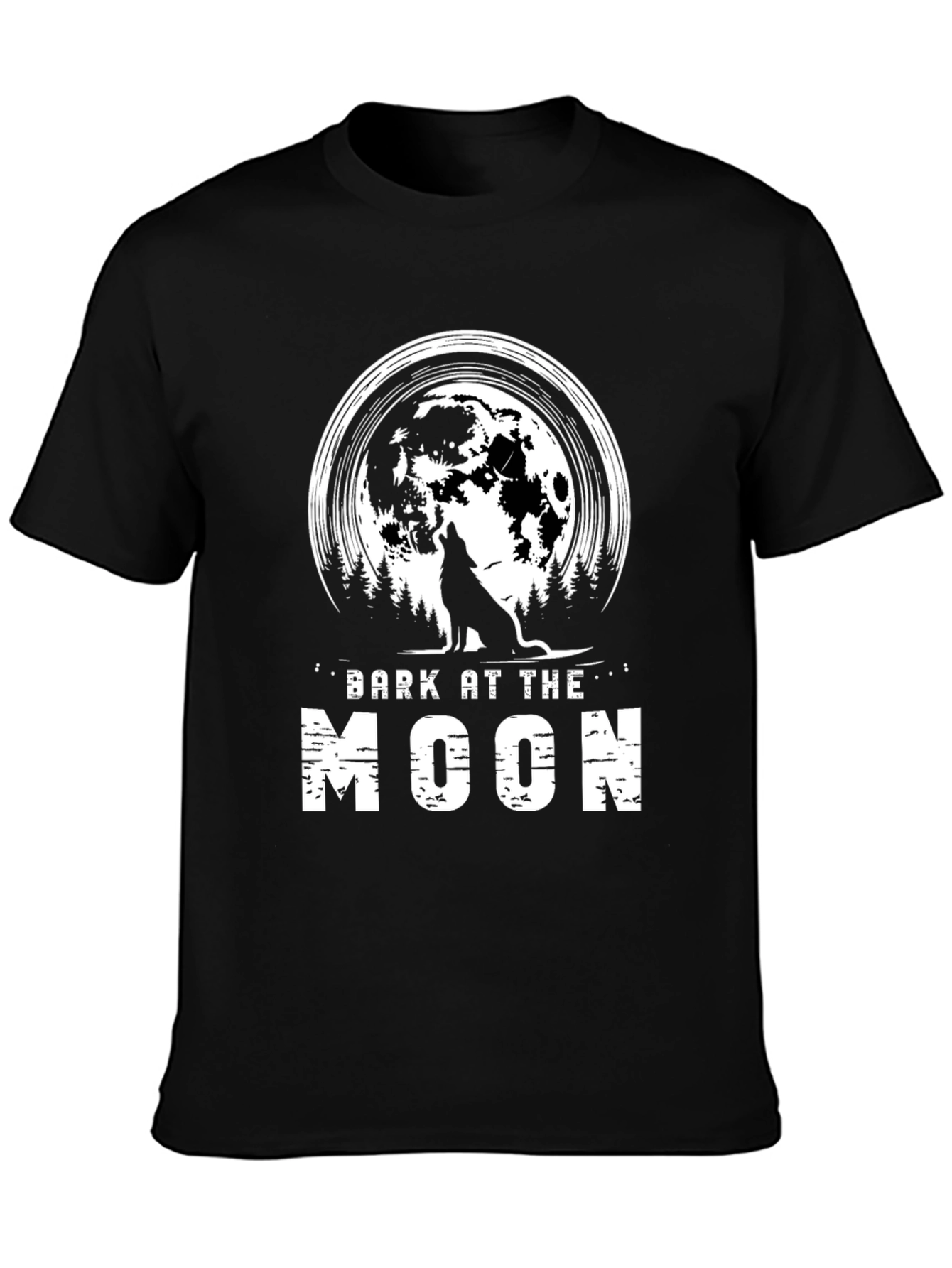 Bark at the Moon Graphic Tee - Black