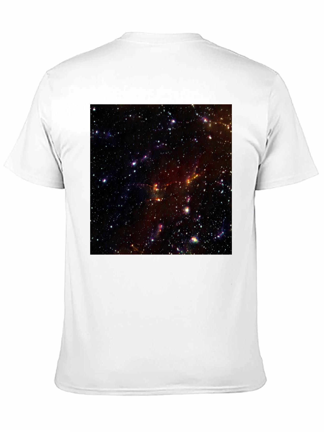 Nebula Print Black T-Shirt
