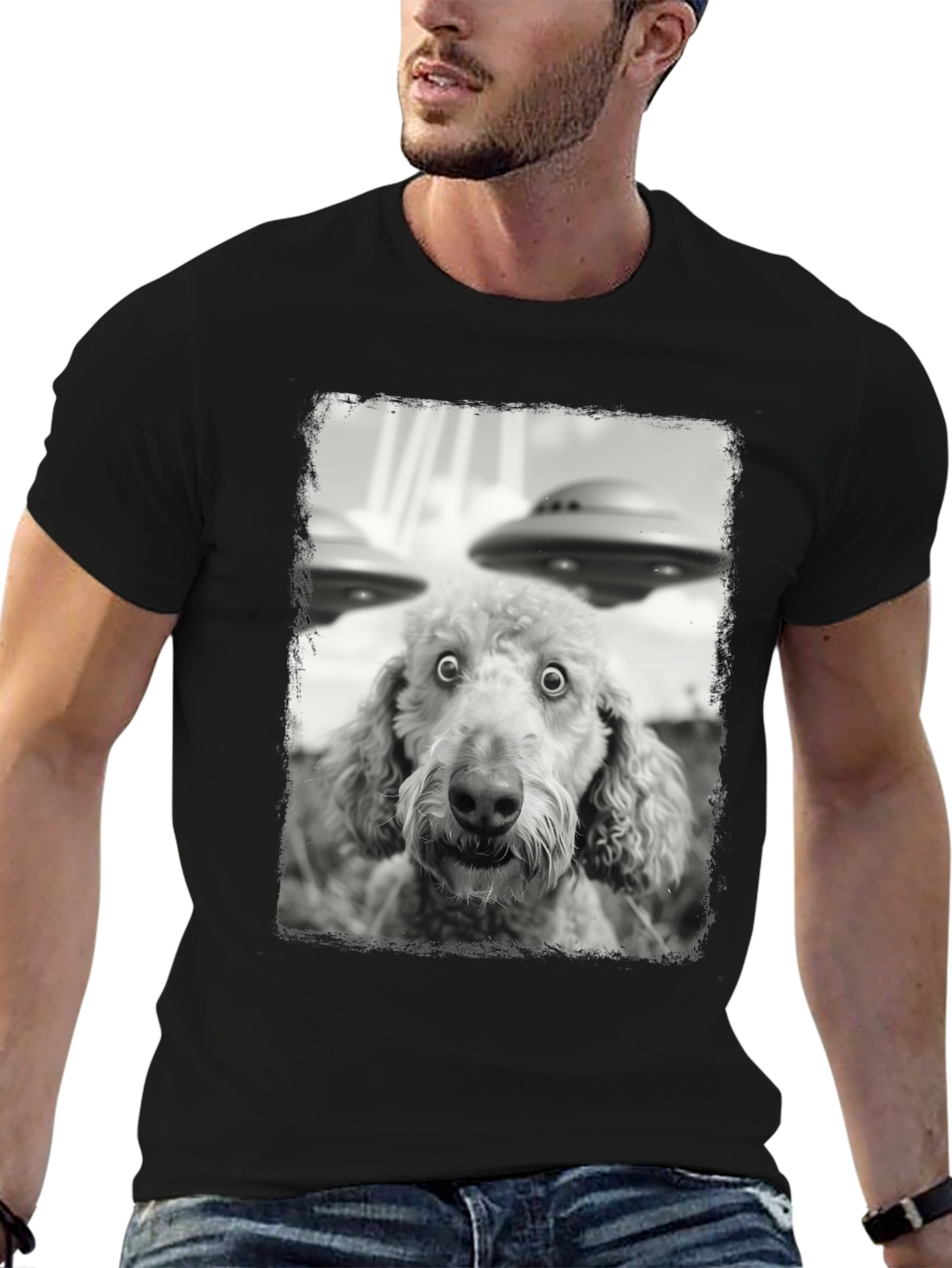 Alien Invasion Dog T-Shirt
