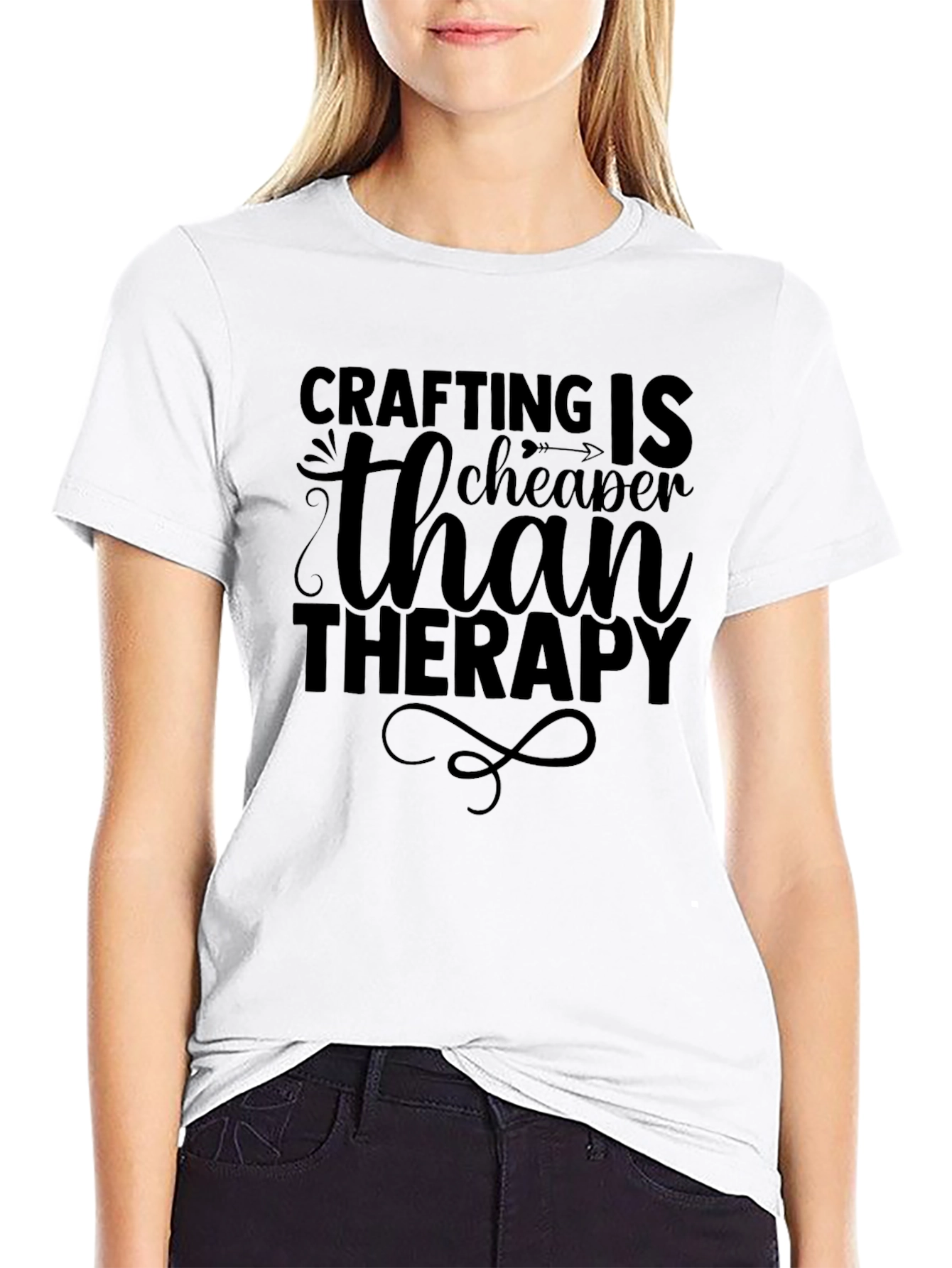 Crafting is Cheaper Than Therapy T-Shirt